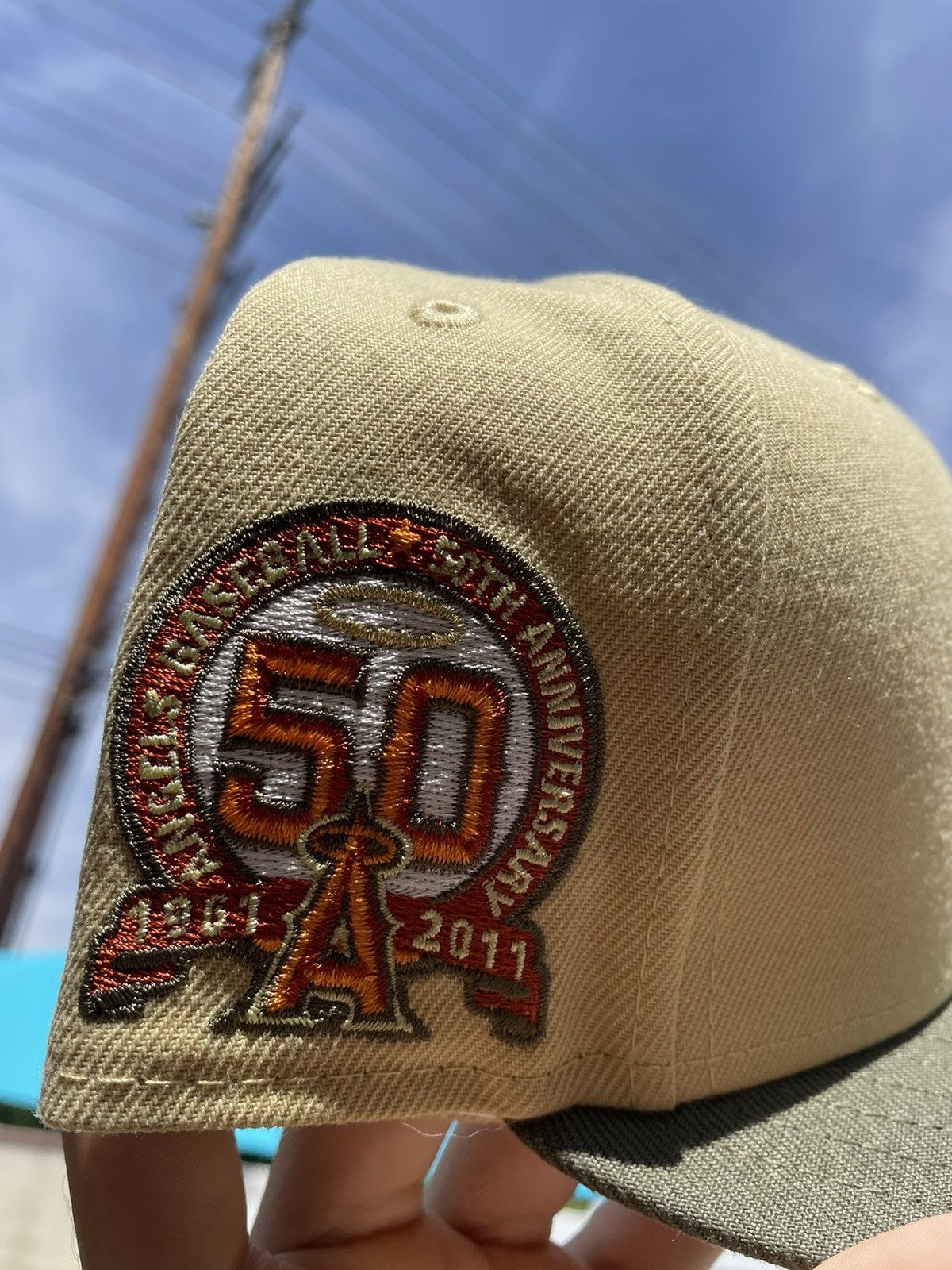 Two tone Anaheim Angels fitted 1/2