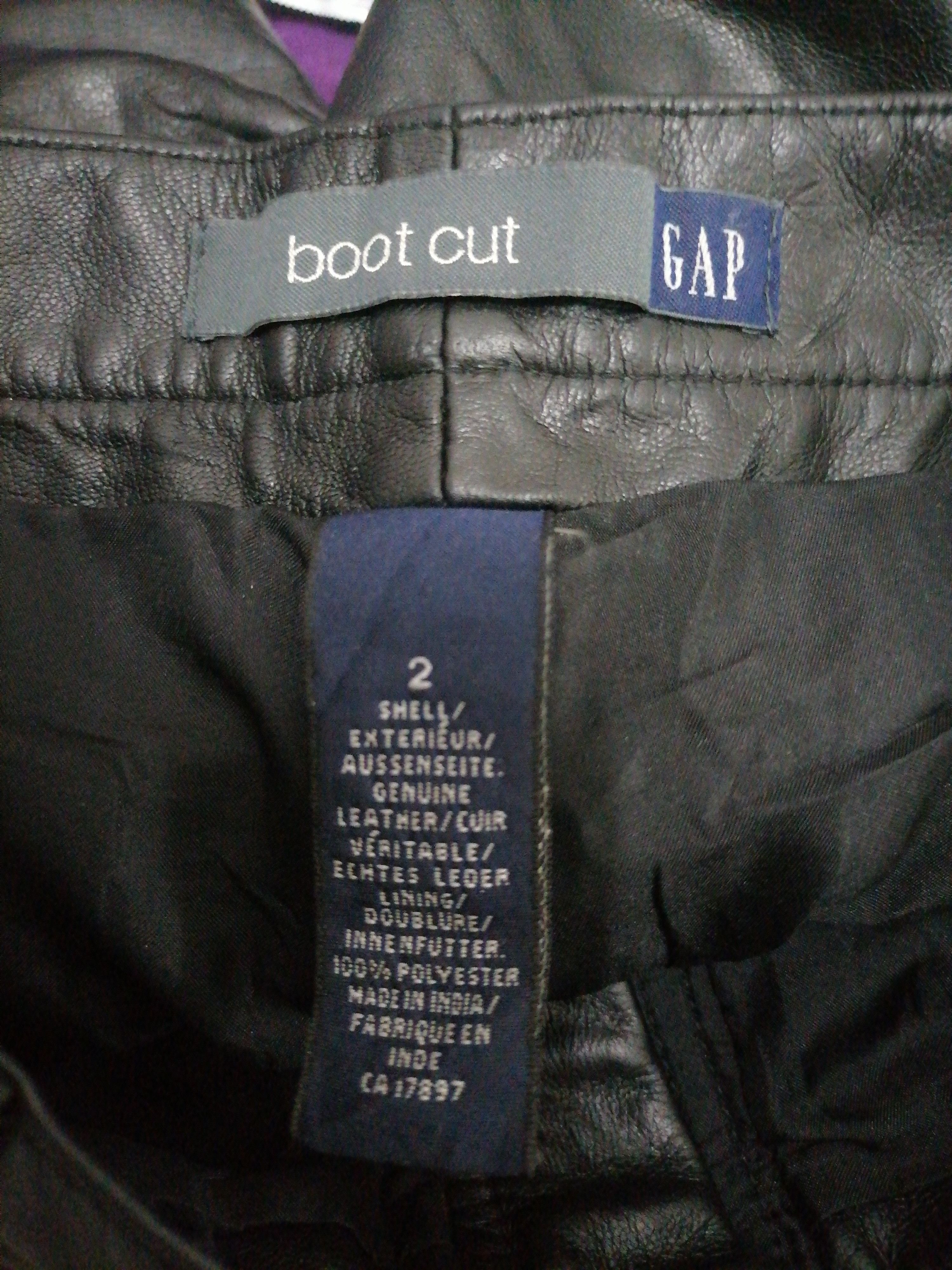 Gap × Genuine Leather Vintage Gap Bootcut Leather Pants Size US 26 / EU 42 - 7 Thumbnail
