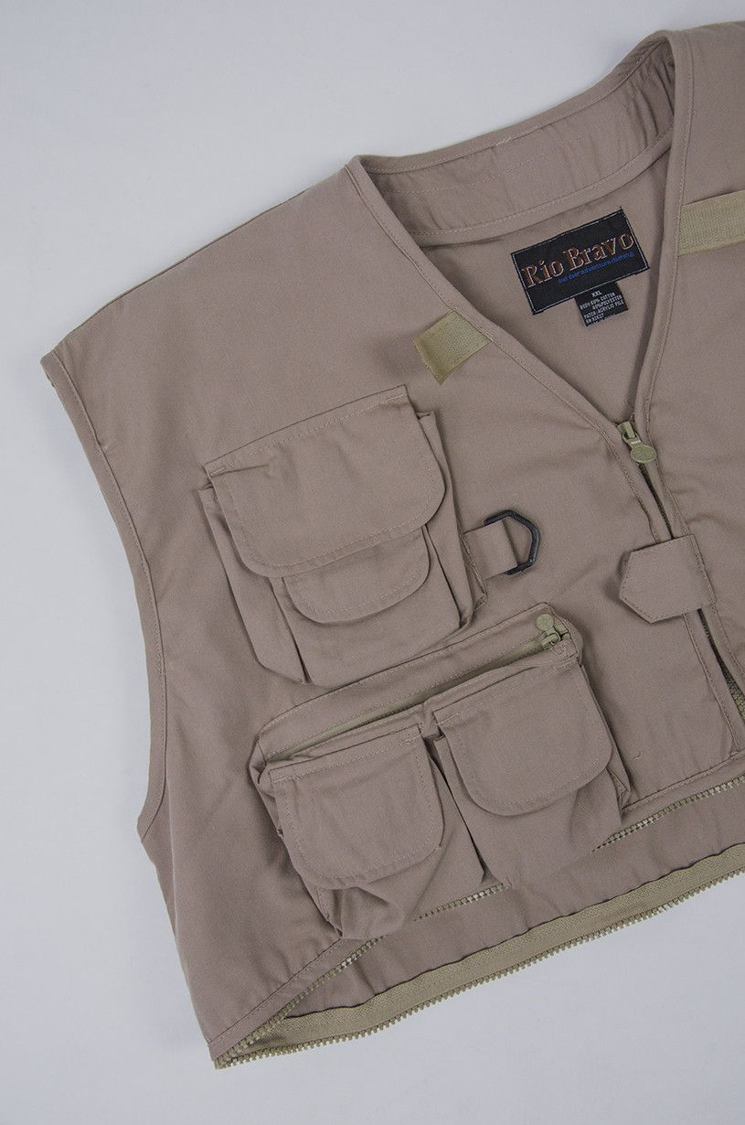 Japanese Brand × Vintage Vintage Rio Bravo Military Hikking Cropped Vest Size US XXL / EU 58 / 5 - 3 Thumbnail