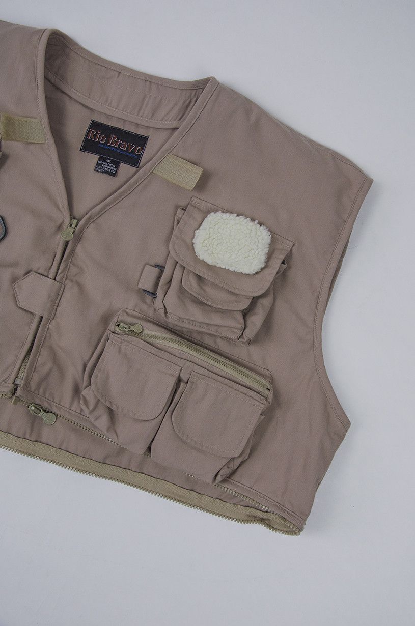 Japanese Brand × Vintage Vintage Rio Bravo Military Hikking Cropped Vest Size US XXL / EU 58 / 5 - 4 Thumbnail