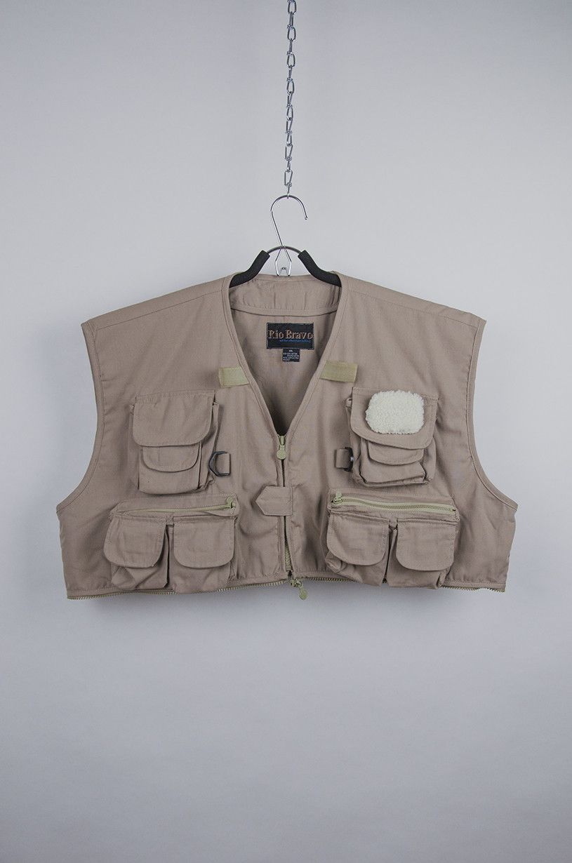 Japanese Brand × Vintage Vintage Rio Bravo Military Hikking Cropped Vest Size US XXL / EU 58 / 5 - 1 Thumbnail