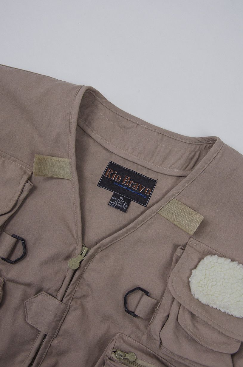 Japanese Brand × Vintage Vintage Rio Bravo Military Hikking Cropped Vest Size US XXL / EU 58 / 5 - 6 Thumbnail