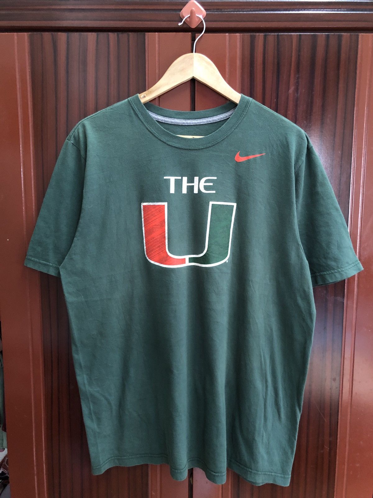 Nike Nike Miami Hurricanes U Logo Tee Size US XL / EU 56 / 4 - 1 Thumbnail