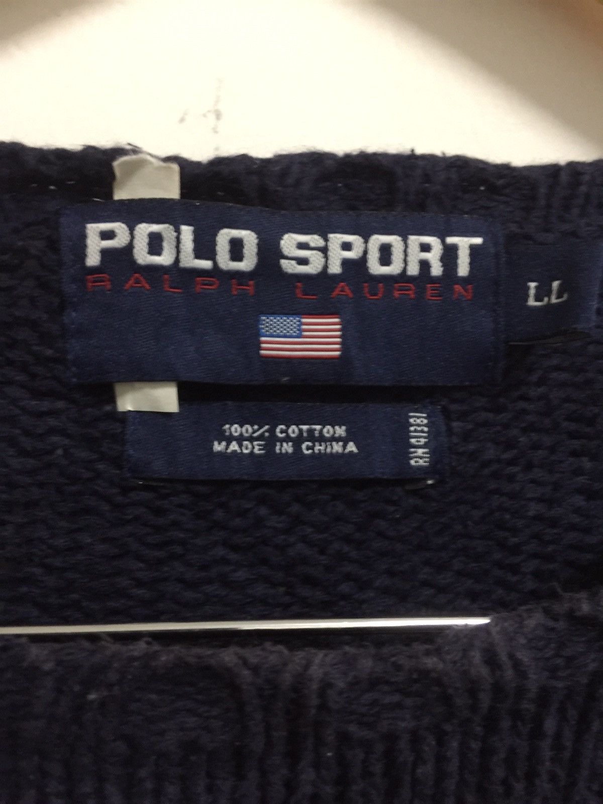 Polo Ralph Lauren 💥best offer💥RARE POLO SPORT by RL sweater knit Size US L / EU 52-54 / 3 - 2 Thumbnail