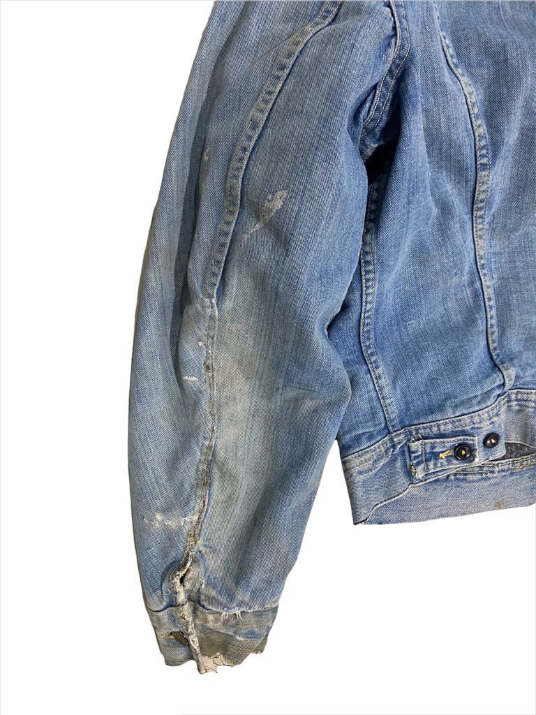 Indigo × Lee × Vintage 💥best offer💥1970s Lee riders 101-J Union made denim jacket Size US L / EU 52-54 / 3 - 4 Thumbnail