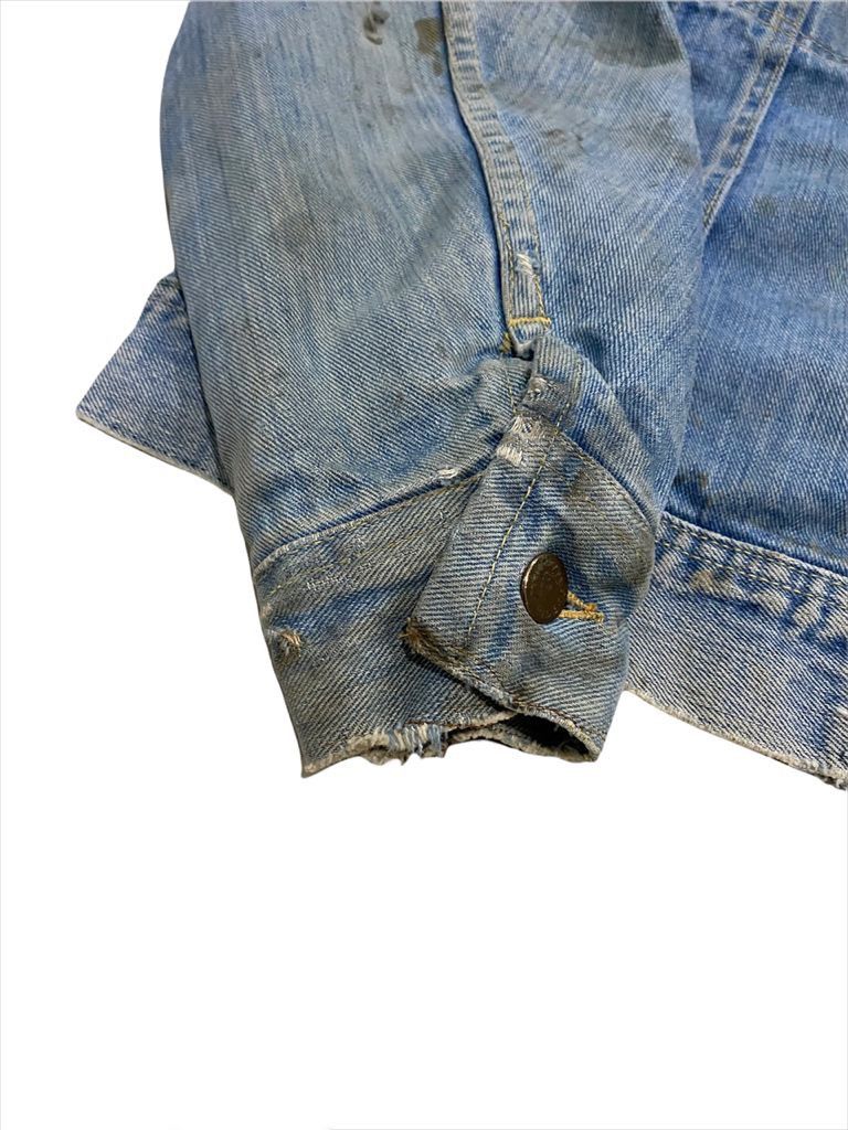 Indigo × Lee × Vintage 💥best offer💥1970s Lee riders 101-J Union made denim jacket Size US L / EU 52-54 / 3 - 7 Thumbnail
