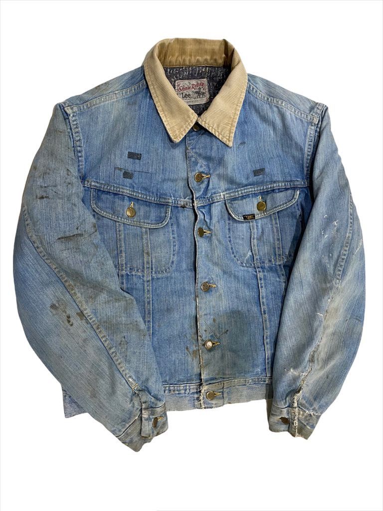 Indigo × Lee × Vintage 💥best offer💥1970s Lee riders 101-J Union made denim jacket Size US L / EU 52-54 / 3 - 1 Thumbnail