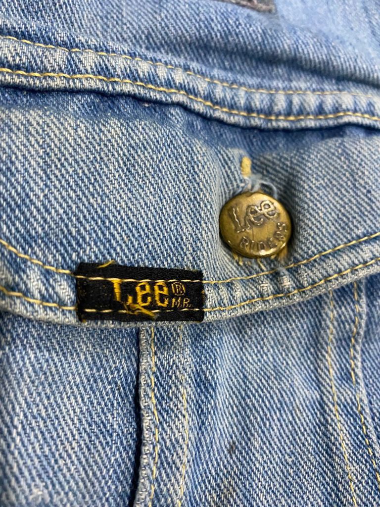Indigo × Lee × Vintage 💥best offer💥1970s Lee riders 101-J Union made denim jacket Size US L / EU 52-54 / 3 - 17 Thumbnail