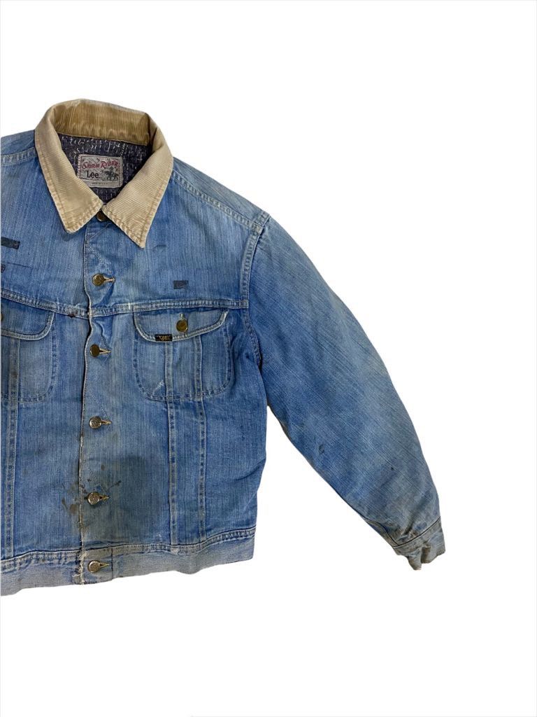 Indigo × Lee × Vintage 💥best offer💥1970s Lee riders 101-J Union made denim jacket Size US L / EU 52-54 / 3 - 6 Thumbnail