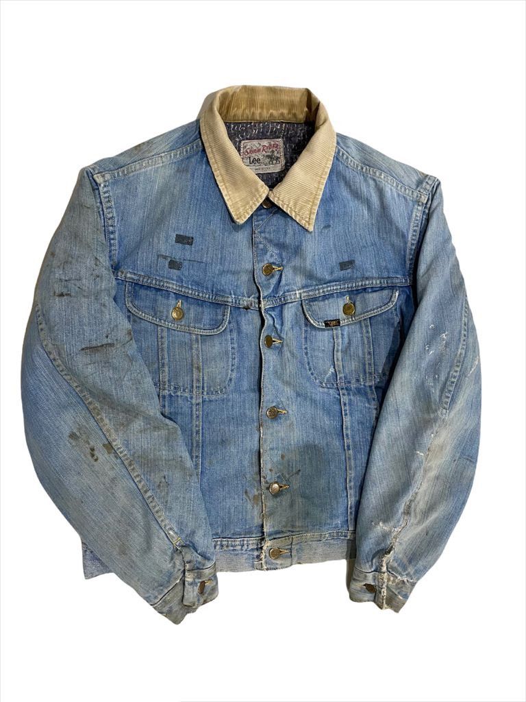 Indigo × Lee × Vintage 💥best offer💥1970s Lee riders 101-J Union made denim jacket Size US L / EU 52-54 / 3 - 2 Thumbnail