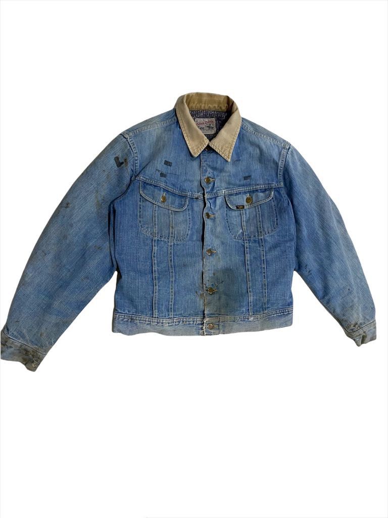 Indigo × Lee × Vintage 💥best offer💥1970s Lee riders 101-J Union made denim jacket Size US L / EU 52-54 / 3 - 14 Thumbnail