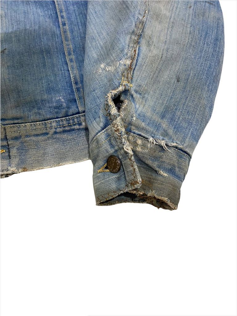 Indigo × Lee × Vintage 💥best offer💥1970s Lee riders 101-J Union made denim jacket Size US L / EU 52-54 / 3 - 8 Thumbnail