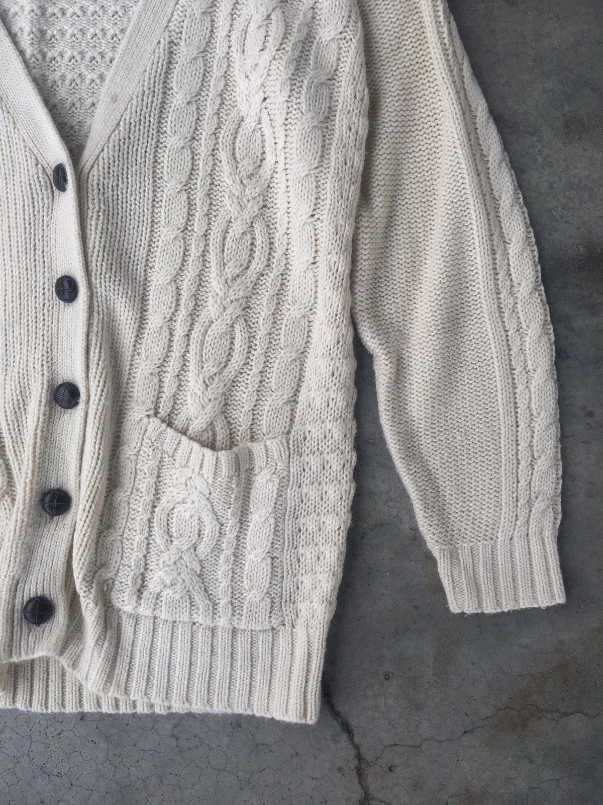Aran Isles Knitwear 📌Sweater Cardigan Pullover Pure Knitting Pattern Size US M / EU 48-50 / 2 - 6 Thumbnail