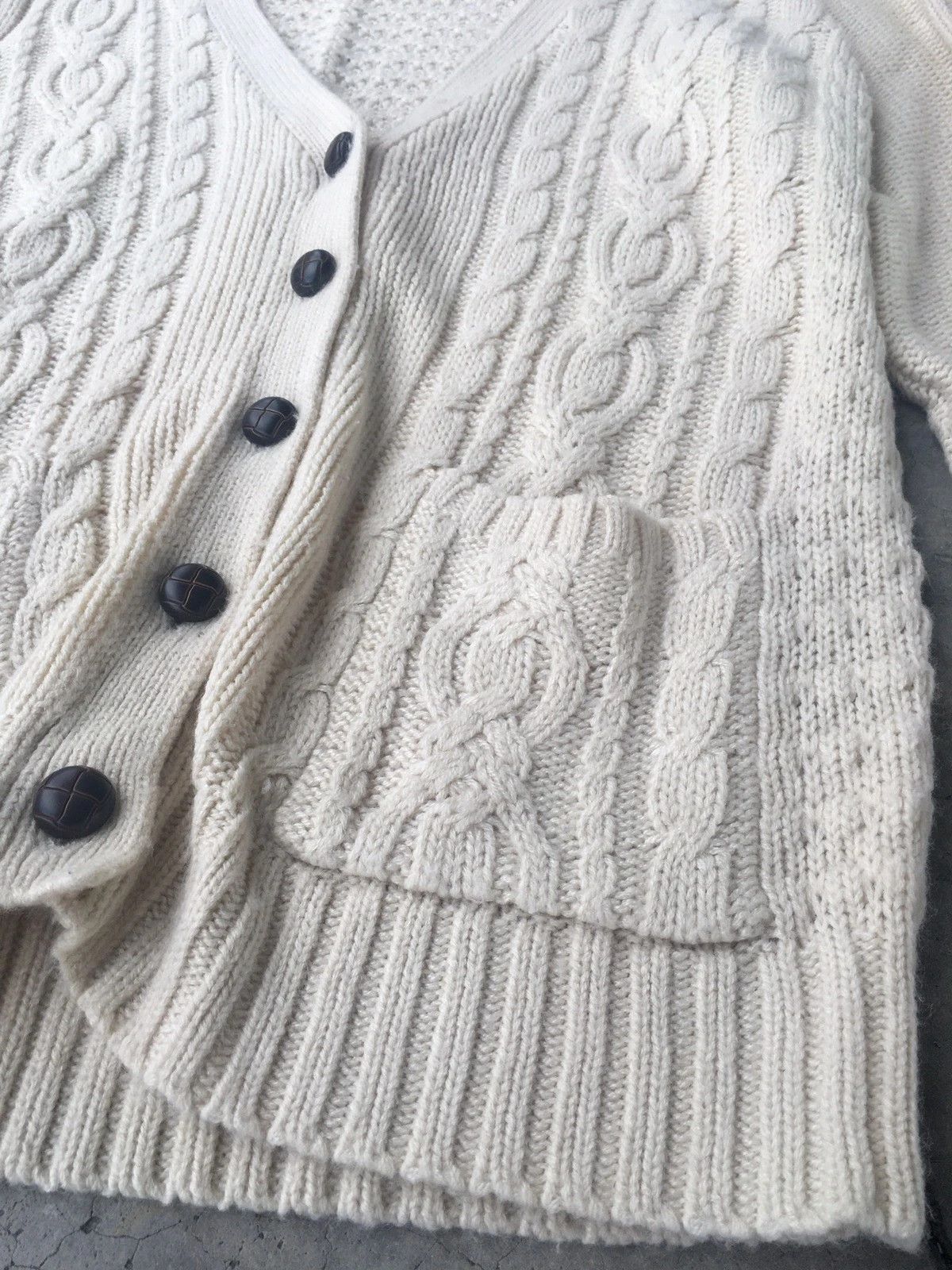 Aran Isles Knitwear 📌Sweater Cardigan Pullover Pure Knitting Pattern Size US M / EU 48-50 / 2 - 5 Thumbnail