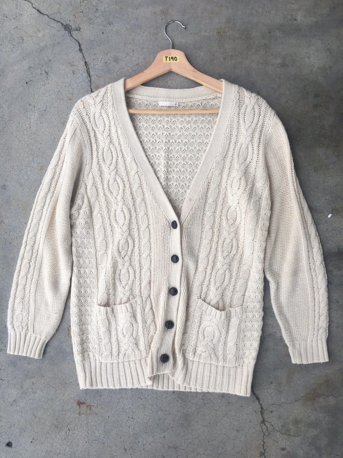 Aran Isles Knitwear 📌Sweater Cardigan Pullover Pure Knitting Pattern Size US M / EU 48-50 / 2 - 2 Thumbnail