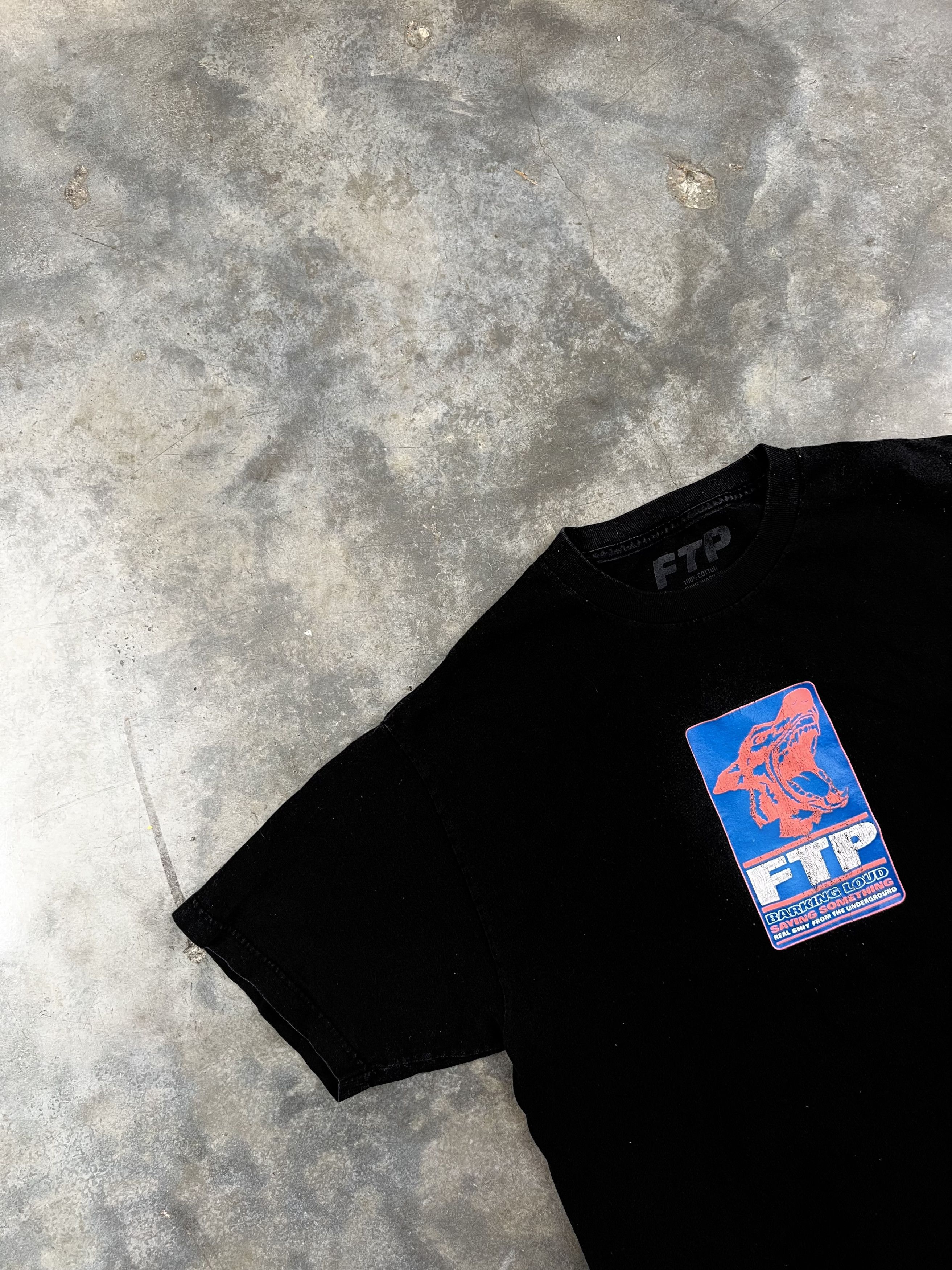 Fuck The Population Fuck The Population Barking Dog Tee Black Large FTP Logo Size US L / EU 52-54 / 3 - 2 Thumbnail