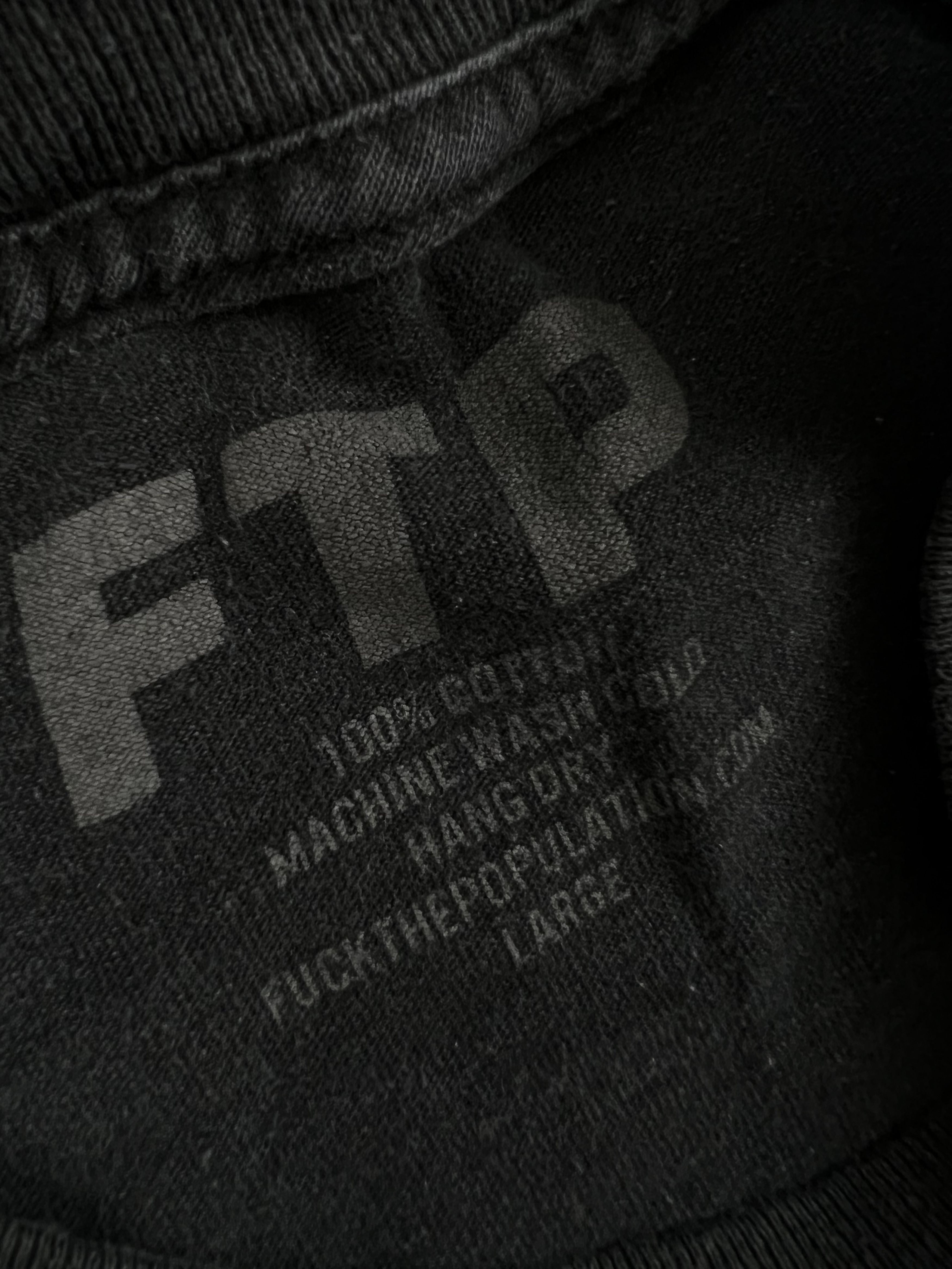 Fuck The Population Fuck The Population Barking Dog Tee Black Large FTP Logo Size US L / EU 52-54 / 3 - 4 Thumbnail