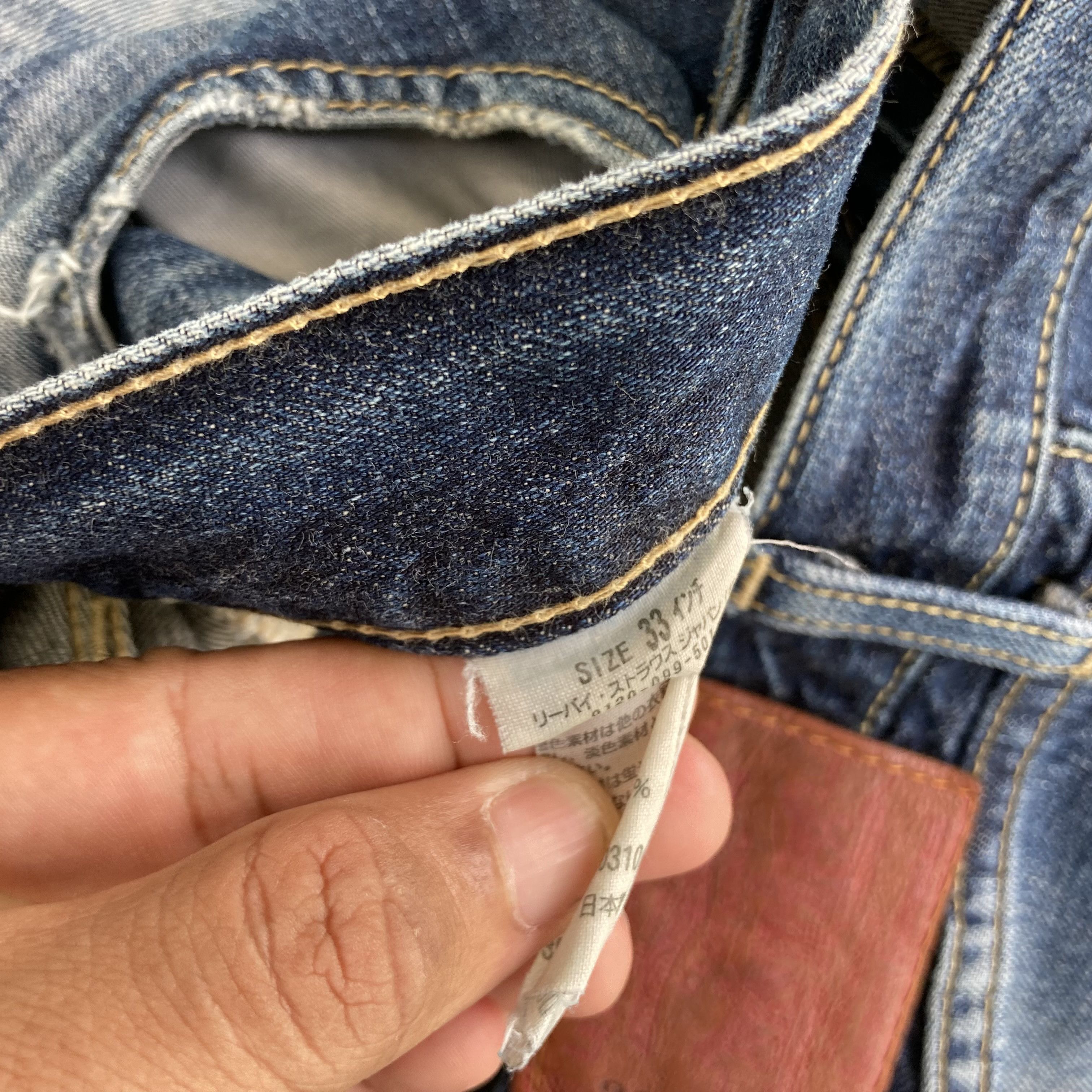 Levi's × Vintage Vtg Levis 502 Distressed Ripped Jeans 90s Punk Grunge Jeans Size US 31 - 8 Thumbnail