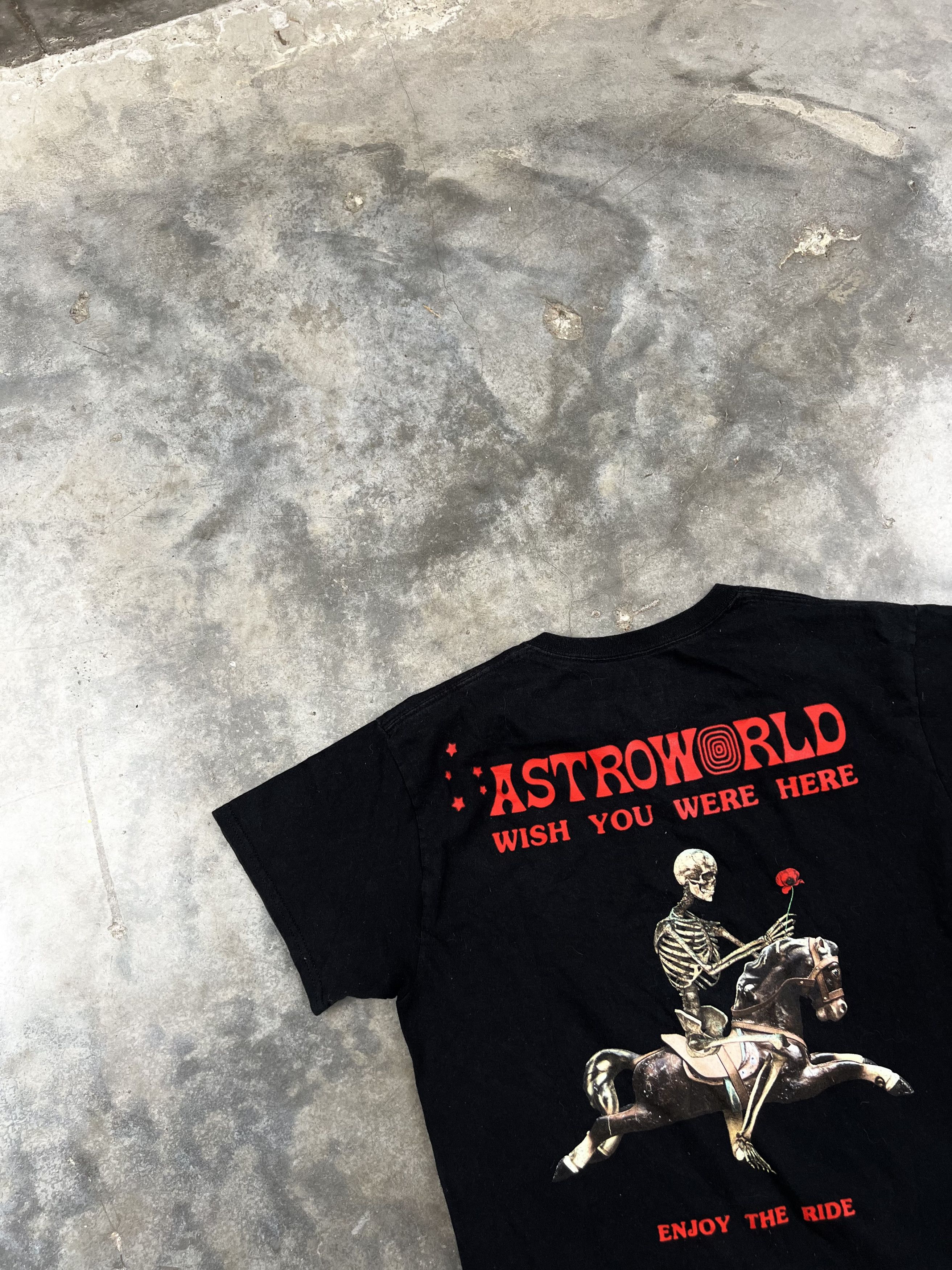 Travis Scott Travis Scott Enjoy The Ride Astroworld Tee Black Medium Size US M / EU 48-50 / 2 - 2 Thumbnail