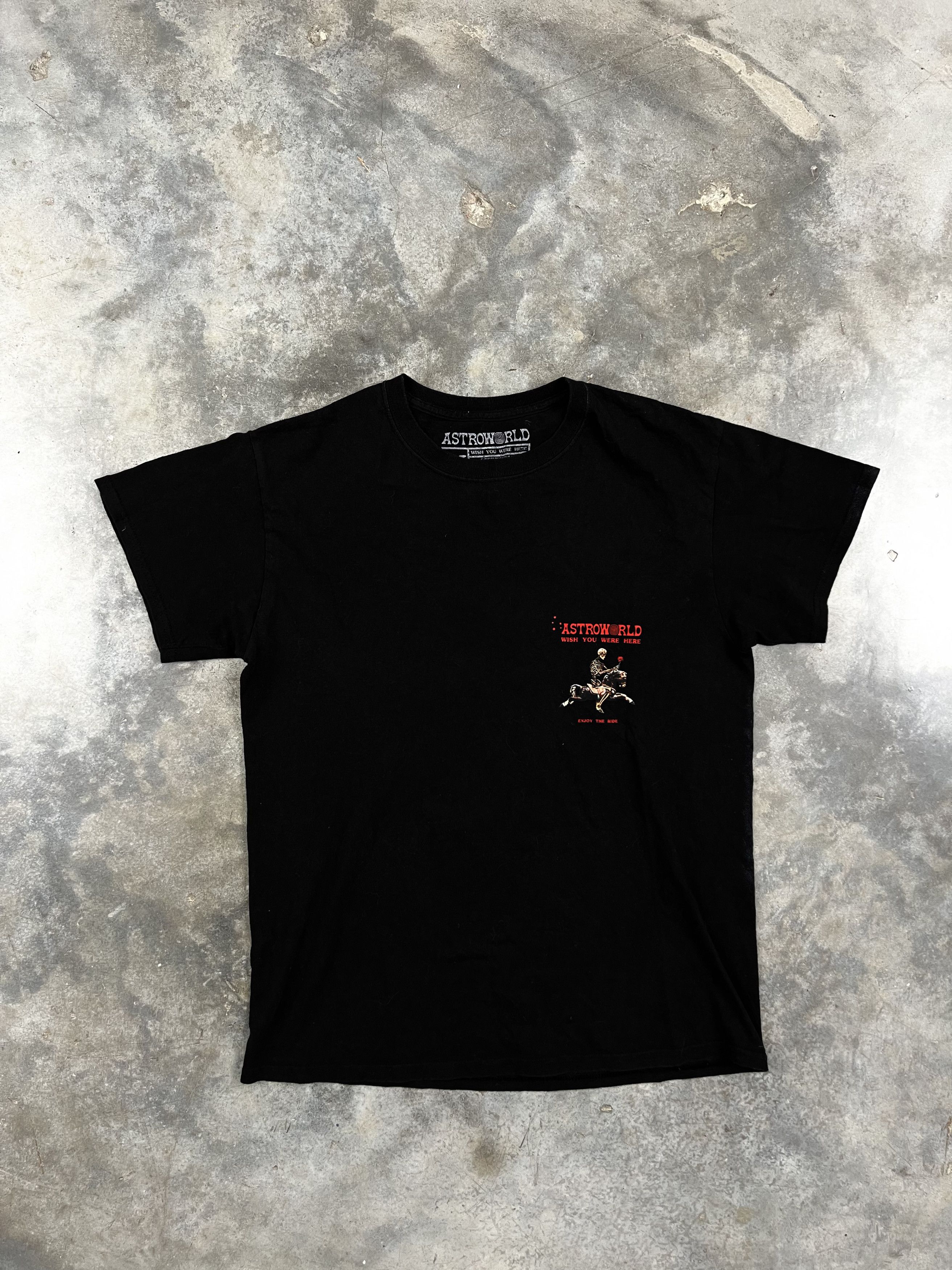 Travis Scott Travis Scott Enjoy The Ride Astroworld Tee Black Medium Size US M / EU 48-50 / 2 - 3 Thumbnail