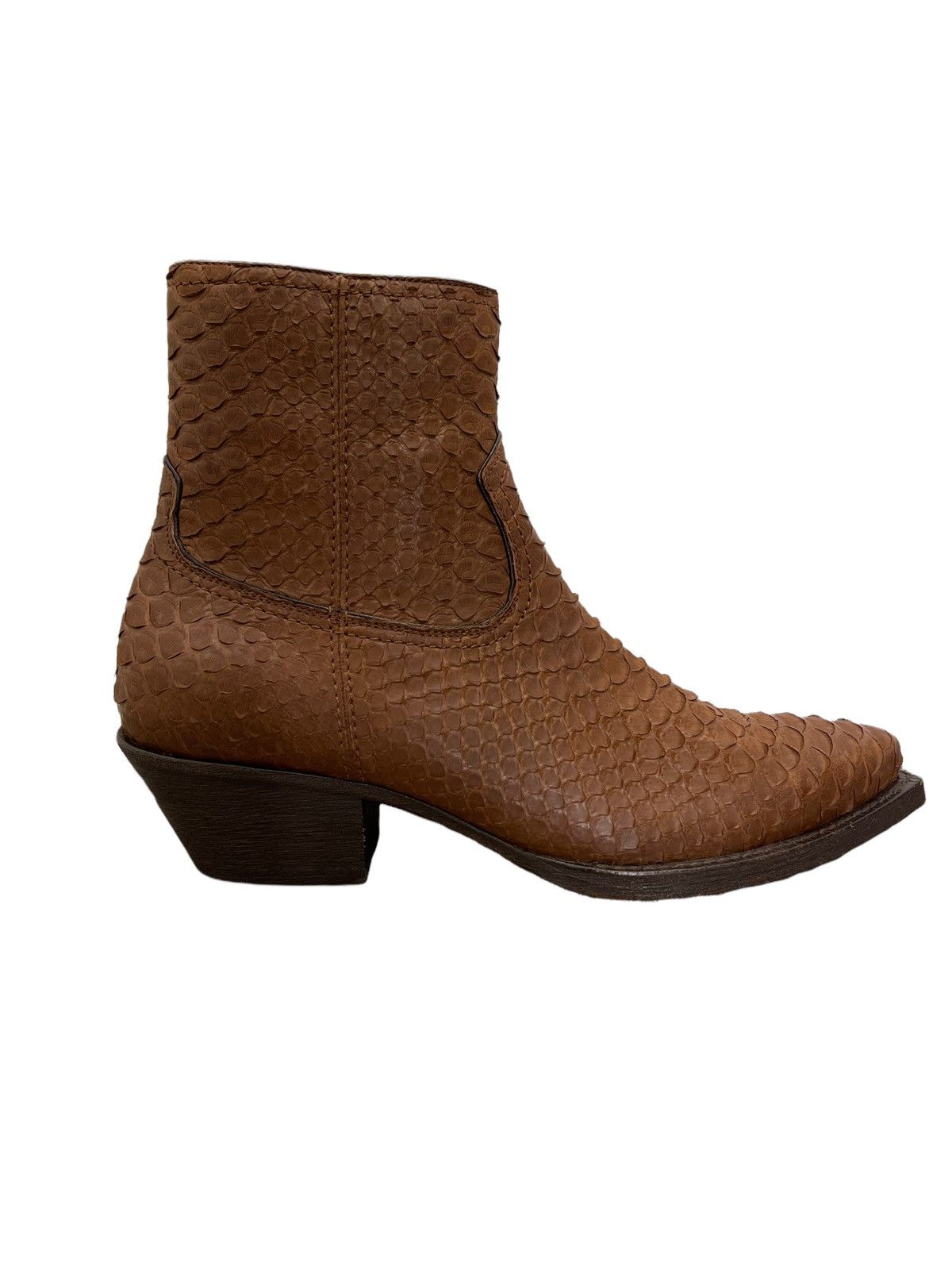 Saint Laurent Paris Saint Laurent Lukas Python Boots | Grailed