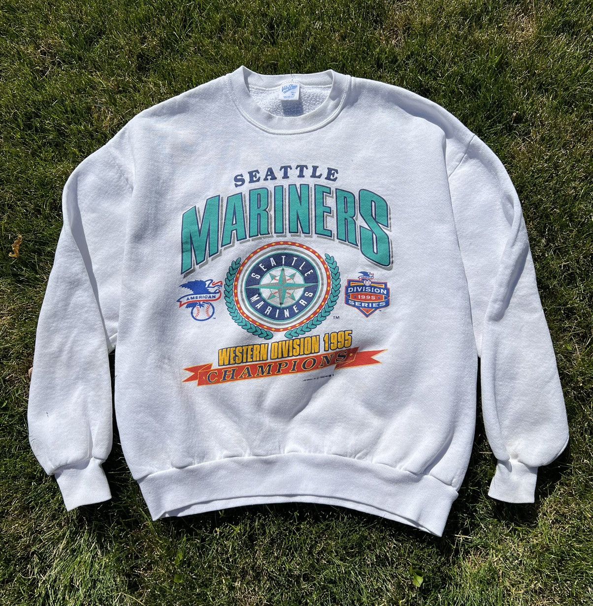 Vintage 1995 Seattle Mariners Western Division Champions Crewneck –  Continuous Vintage