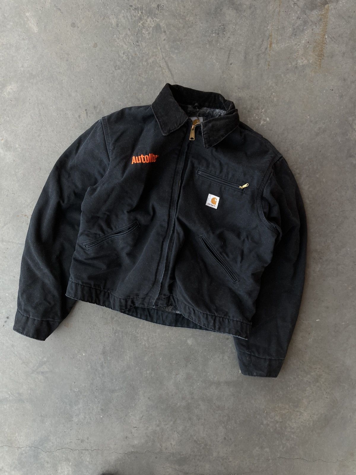 Vintage Vintage Black Carhartt Detroit Jacket | Grailed