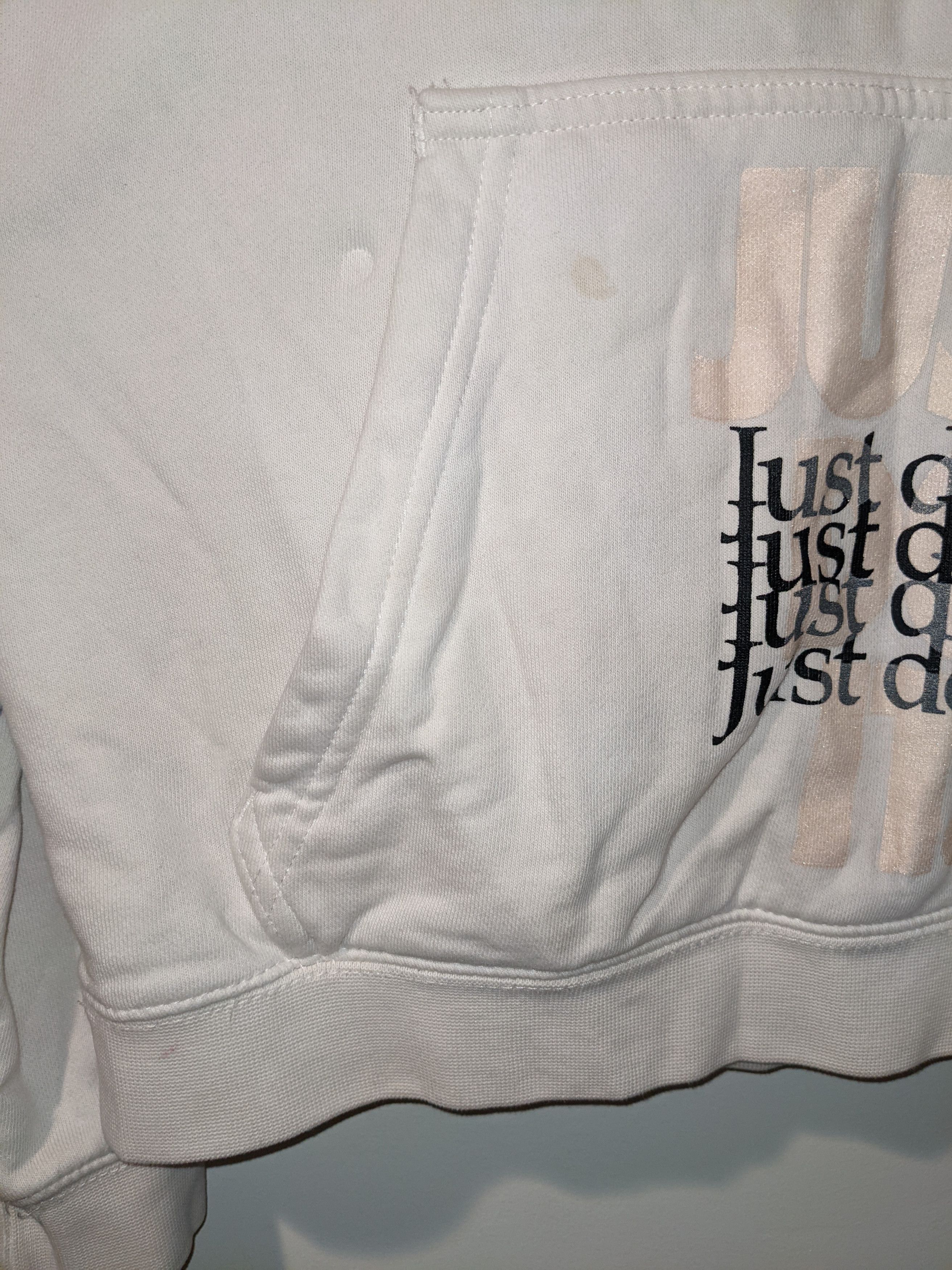 Nike NIKE Hoodie S White Just Do It JDI 30th Anniversary Swoosh Size US S / EU 44-46 / 1 - 4 Thumbnail