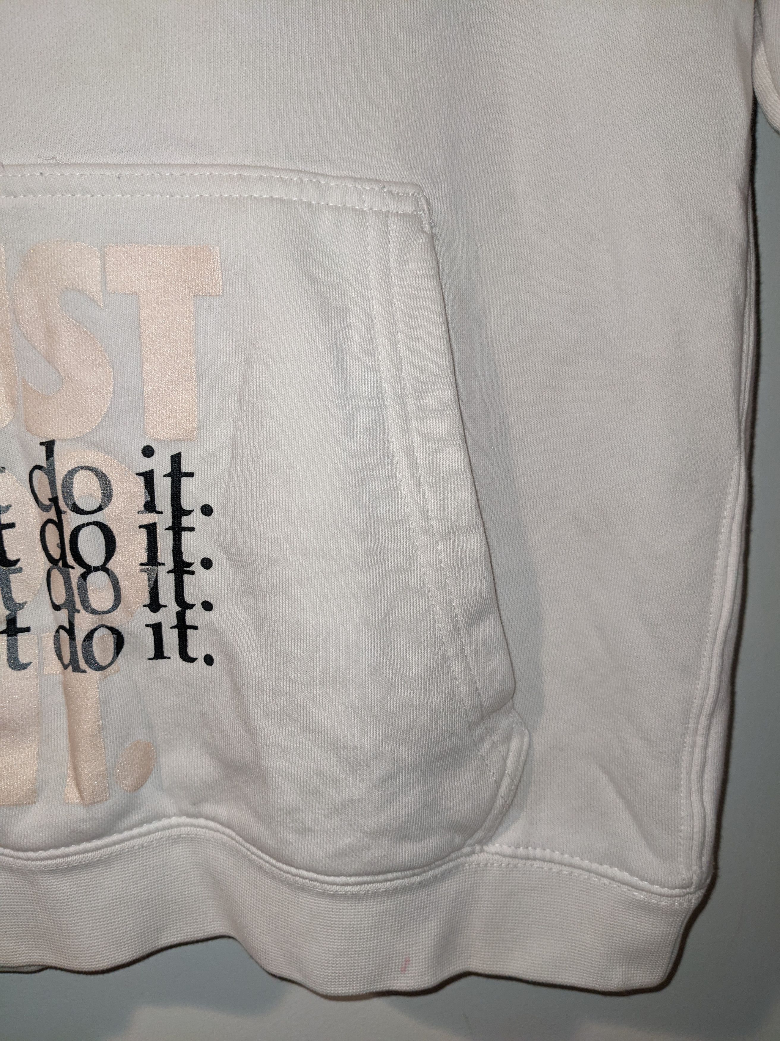 Nike NIKE Hoodie S White Just Do It JDI 30th Anniversary Swoosh Size US S / EU 44-46 / 1 - 3 Thumbnail