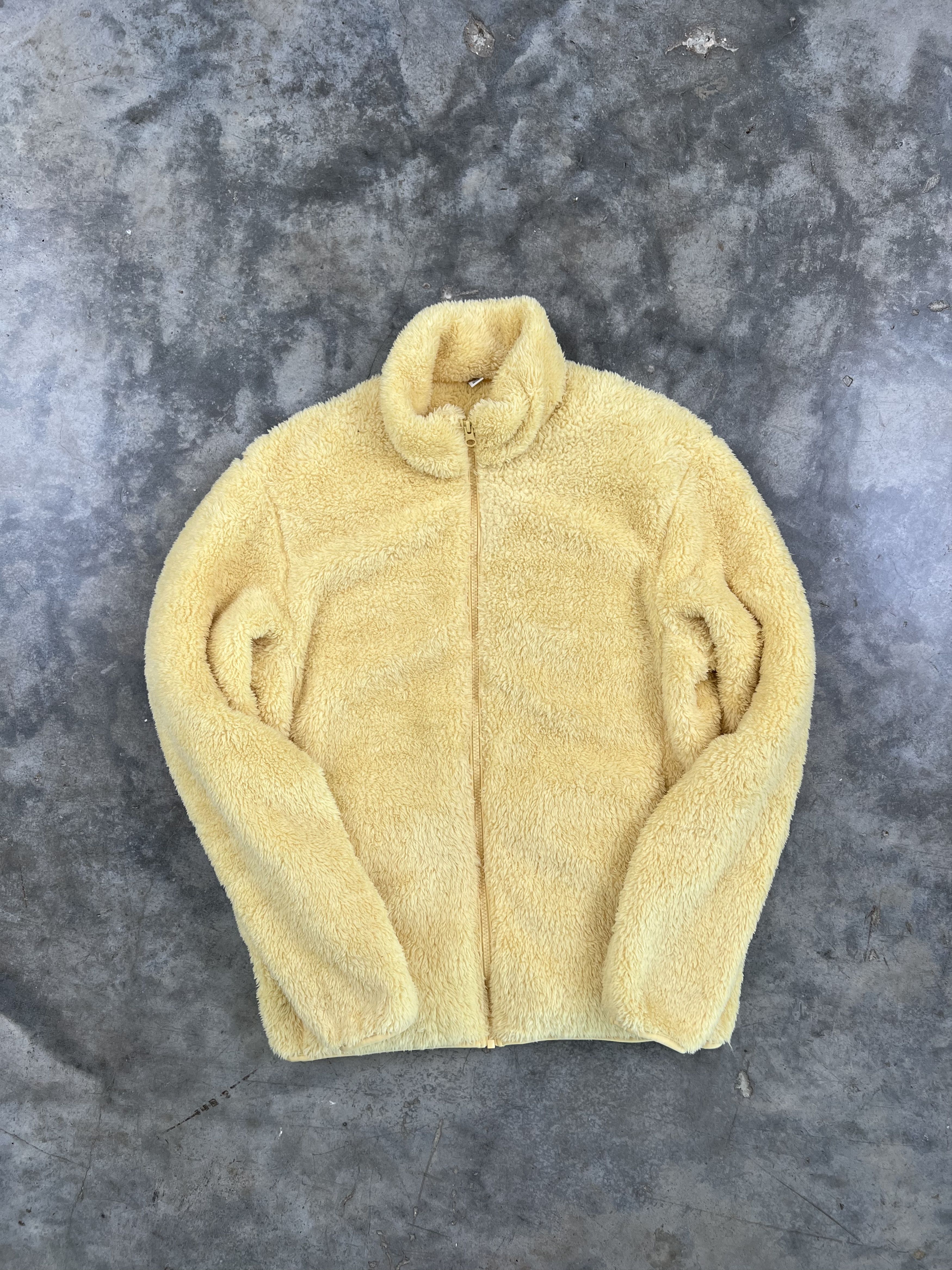 Uniqlo Uniqlo Lemon Yellow Polar Fleece Sherpa Zip Jacket Medium Size US M / EU 48-50 / 2 - 1 Thumbnail