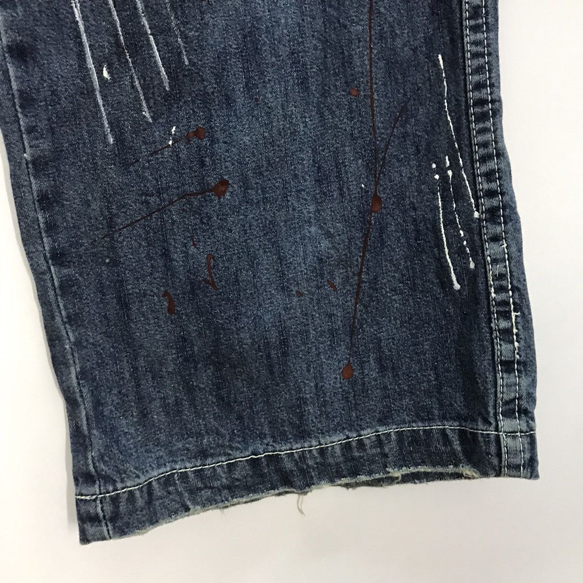 Dsquared2 OFFER NOW✈️DSQUARED2 multipocket Cargo denim art paint pant Size US 32 / EU 48 - 6 Thumbnail