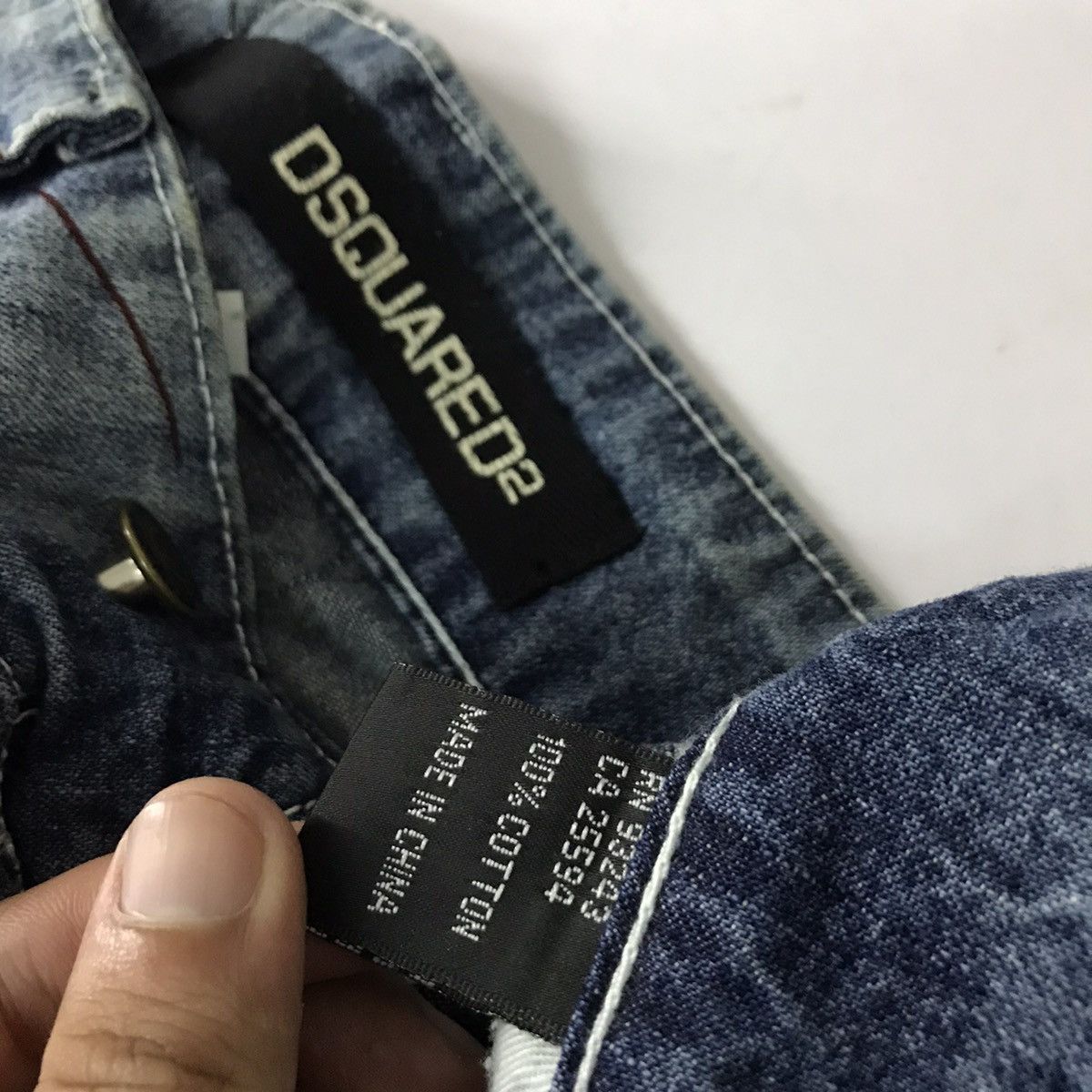 Dsquared2 OFFER NOW✈️DSQUARED2 multipocket Cargo denim art paint pant Size US 32 / EU 48 - 10 Thumbnail