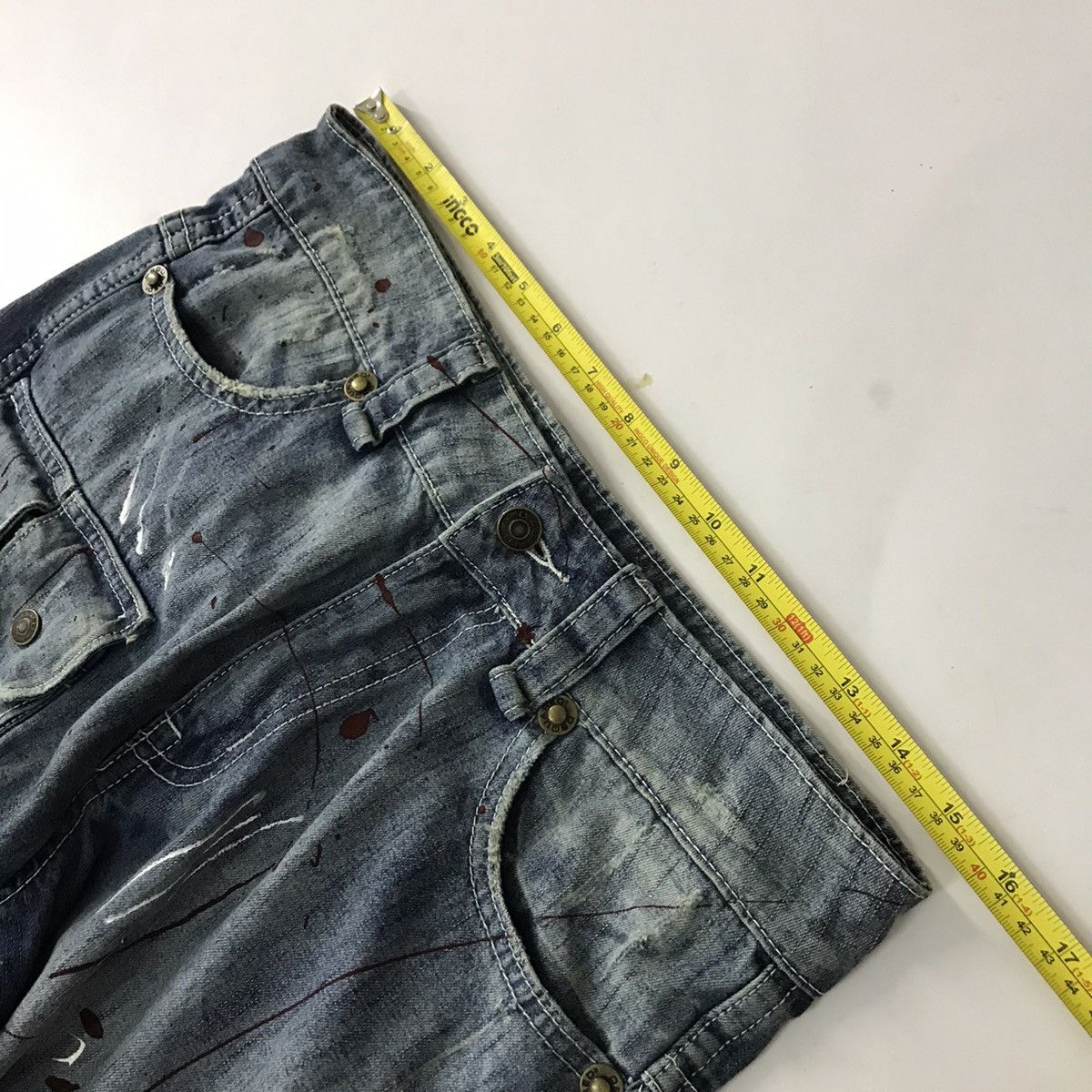 Dsquared2 OFFER NOW✈️DSQUARED2 multipocket Cargo denim art paint pant Size US 32 / EU 48 - 11 Thumbnail