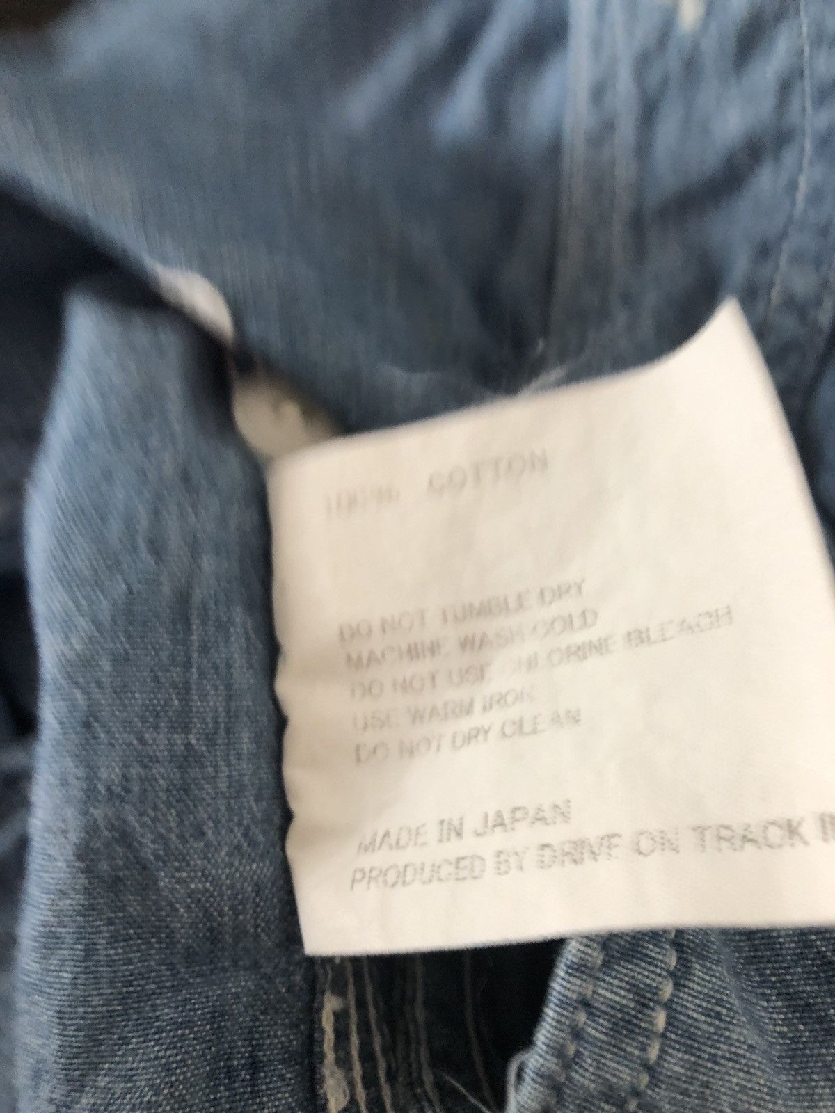 *A VONTADE A Vontade X Toki Shirazu Blue Chambray Work Shirt Size US S / EU 44-46 / 1 - 19 Thumbnail