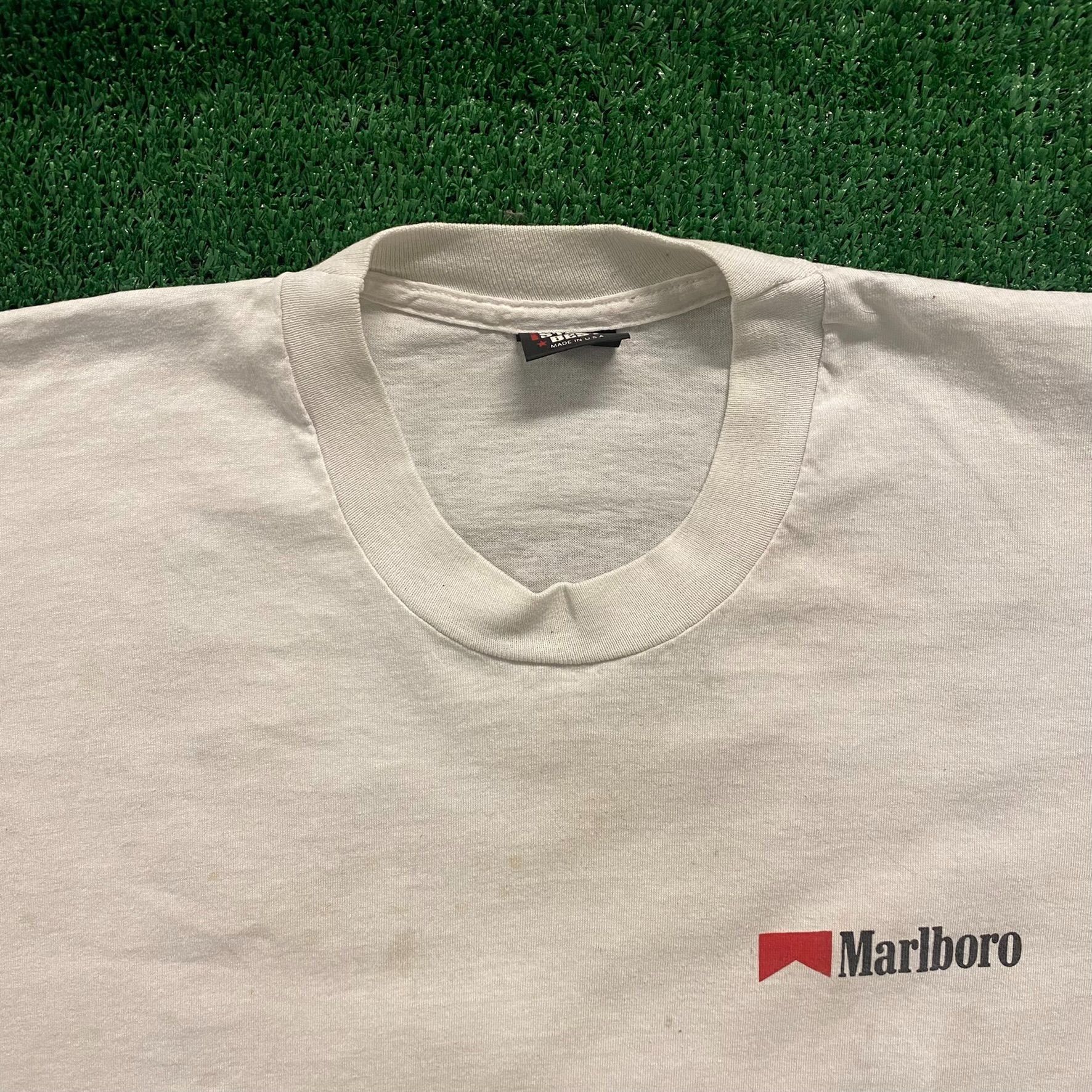 Marlboro Marlboro Man Vintage 90s Grunge T-Shirt Size US XL / EU 56 / 4 - 2 Thumbnail