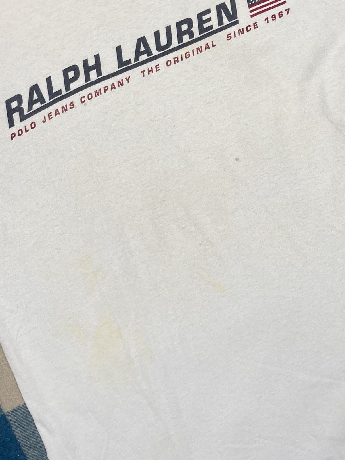 Other × Polo Ralph Lauren × Vintage Vintage polo Ralph Lauren jeans company t shirt large cotton Size US L / EU 52-54 / 3 - 2 Thumbnail