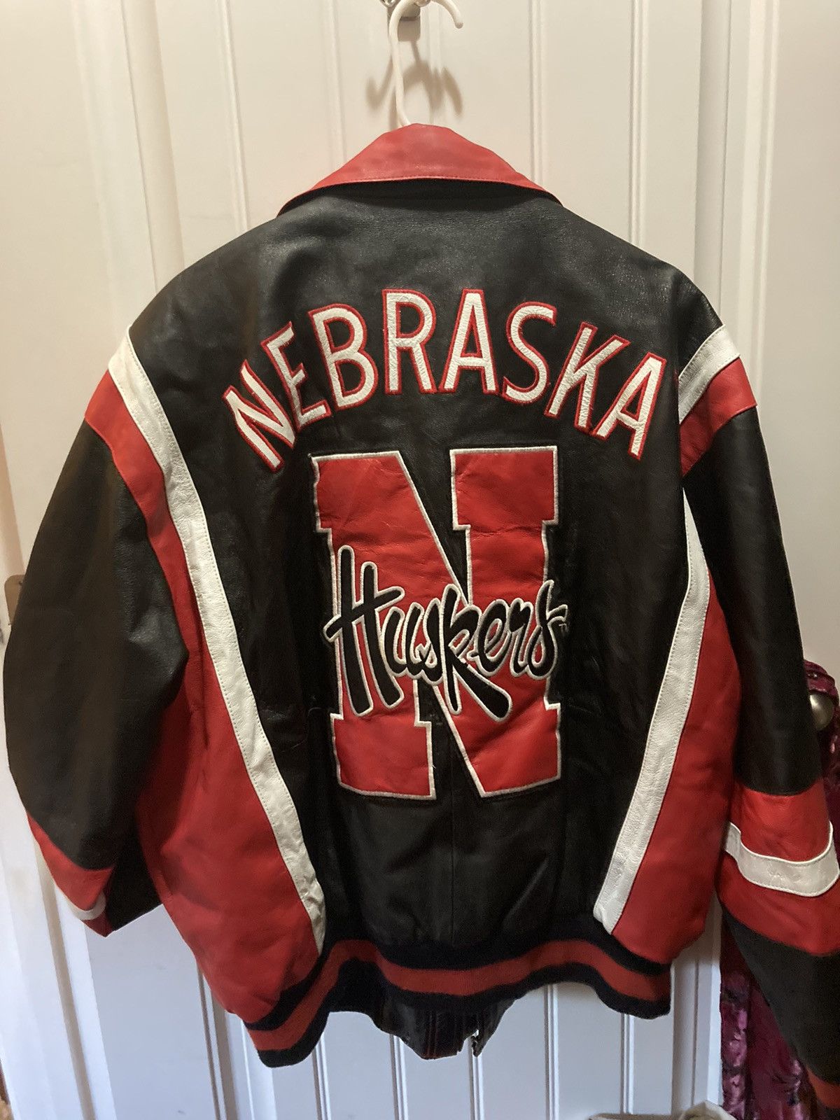 Vintage Leather Varsity Jacket