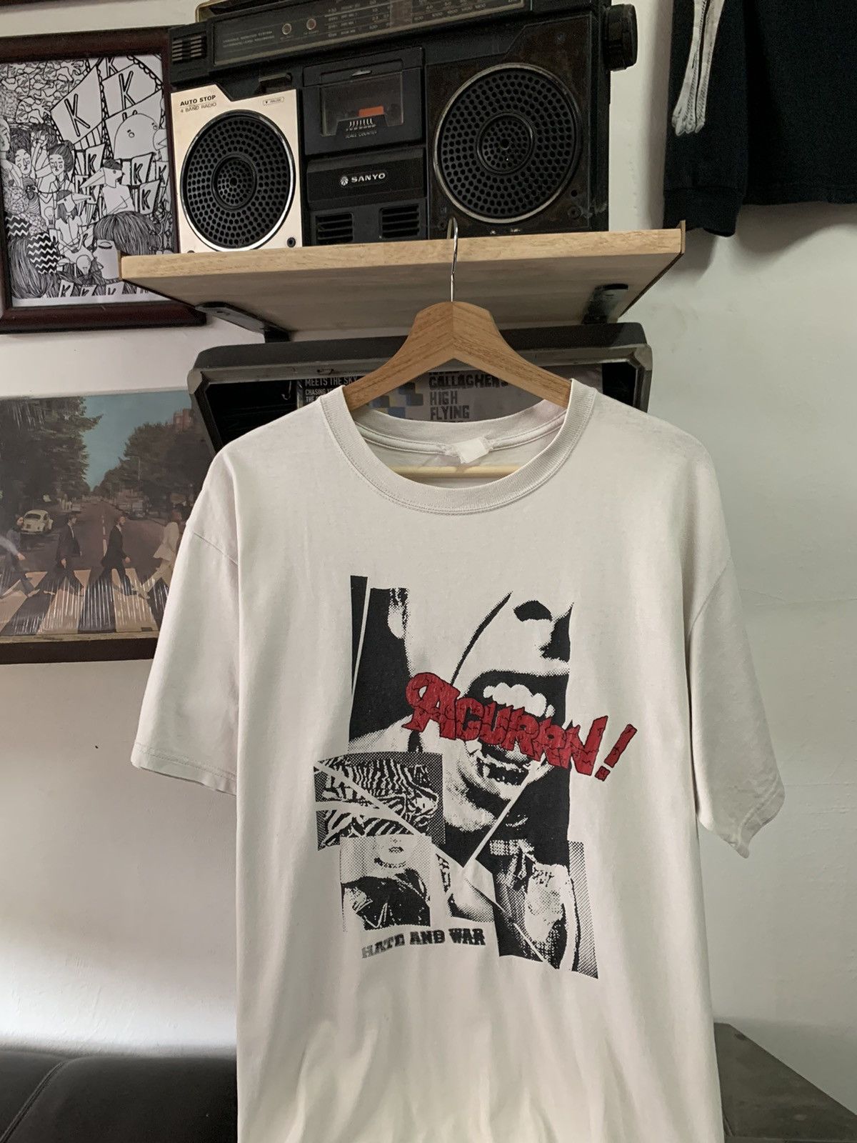 Band Tees × Vintage Rarely Vintage The Clash Punk Band Hate And War Size US L / EU 52-54 / 3 - 1 Thumbnail