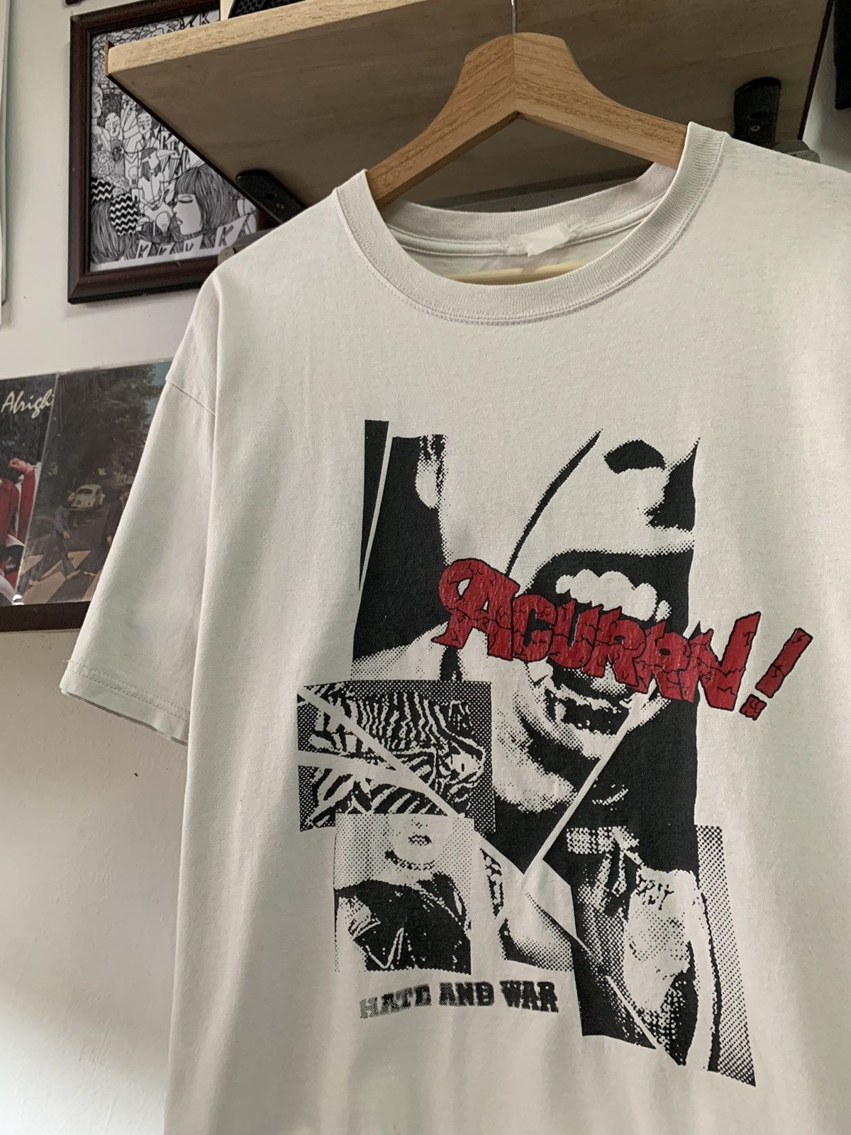 Band Tees × Vintage Rarely Vintage The Clash Punk Band Hate And War Size US L / EU 52-54 / 3 - 2 Thumbnail