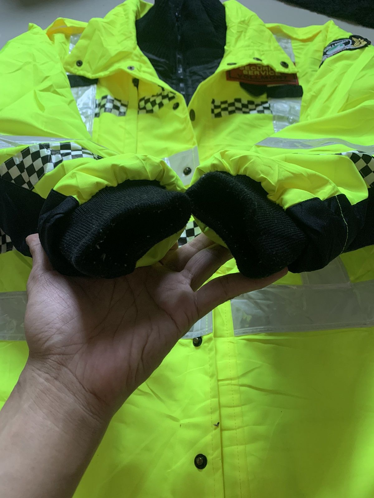 Japanese Brand STATUS Safety Reflective Visibility Waterproof Jacket Size US L / EU 52-54 / 3 - 7 Thumbnail