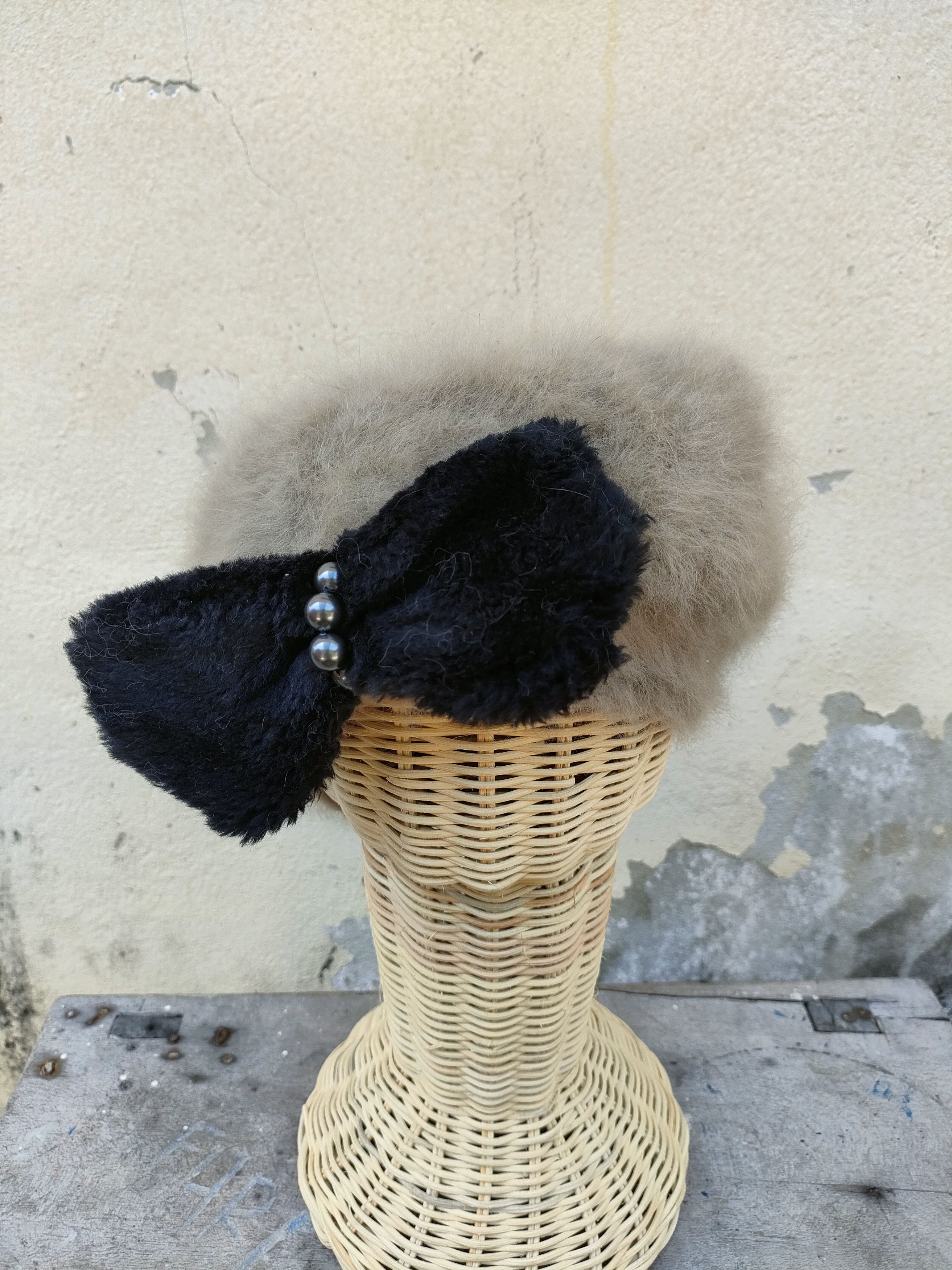 👒Ca4la Angora Rabbithair Hat