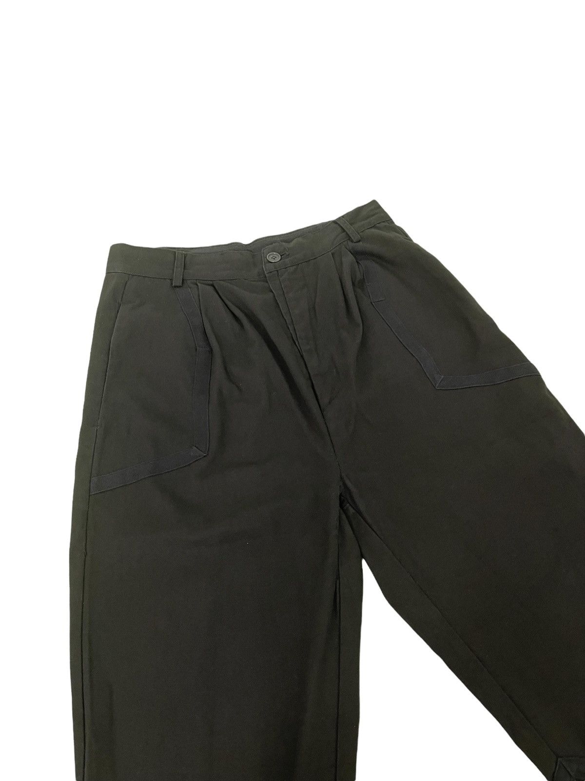 Henrik Vibskov Henrik Vibskov Khaki Trouser Striped High Rise 1🟦 Size US 28 / EU 44 - 5 Thumbnail