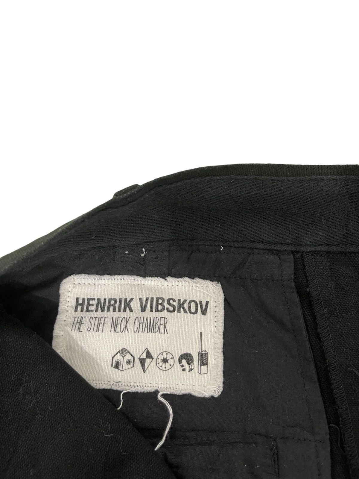 Henrik Vibskov Henrik Vibskov Khaki Trouser Striped High Rise 1🟦 Size US 28 / EU 44 - 6 Thumbnail