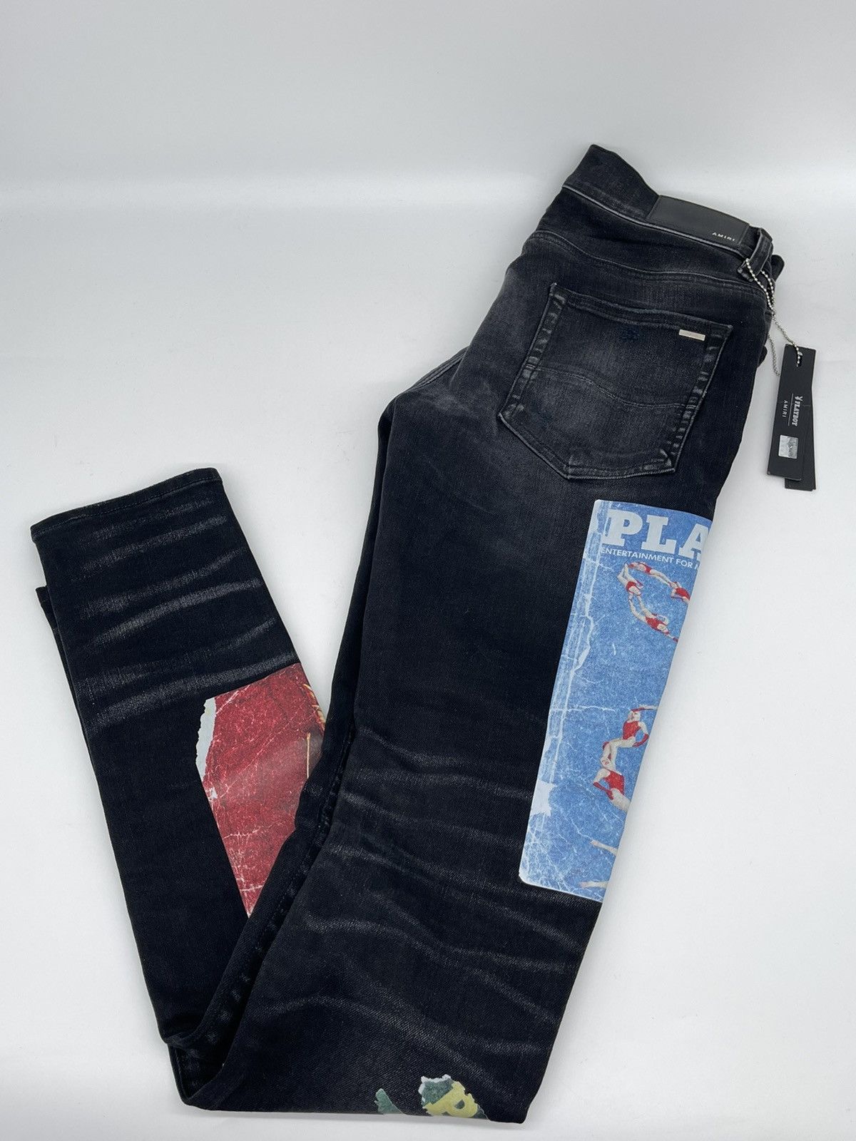 Amiri × Playboy Amiri Playboy Magazine Dark Aged Skinny Amiri × Playboy Amiri Playboy Magazine Dark Aged Skinny