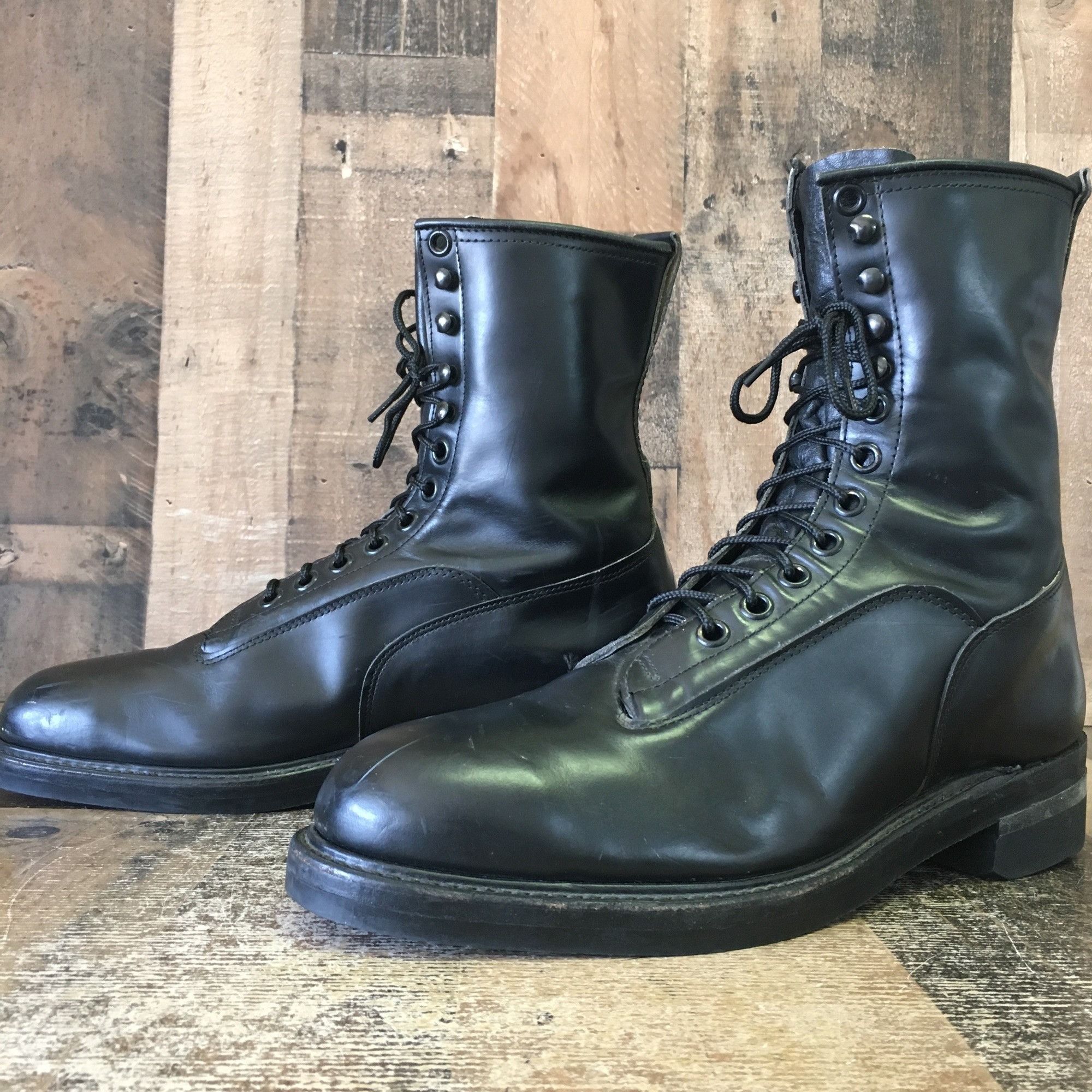 Addison Black Army Combat Boots Addison Shoe Co Steel Toe Combat