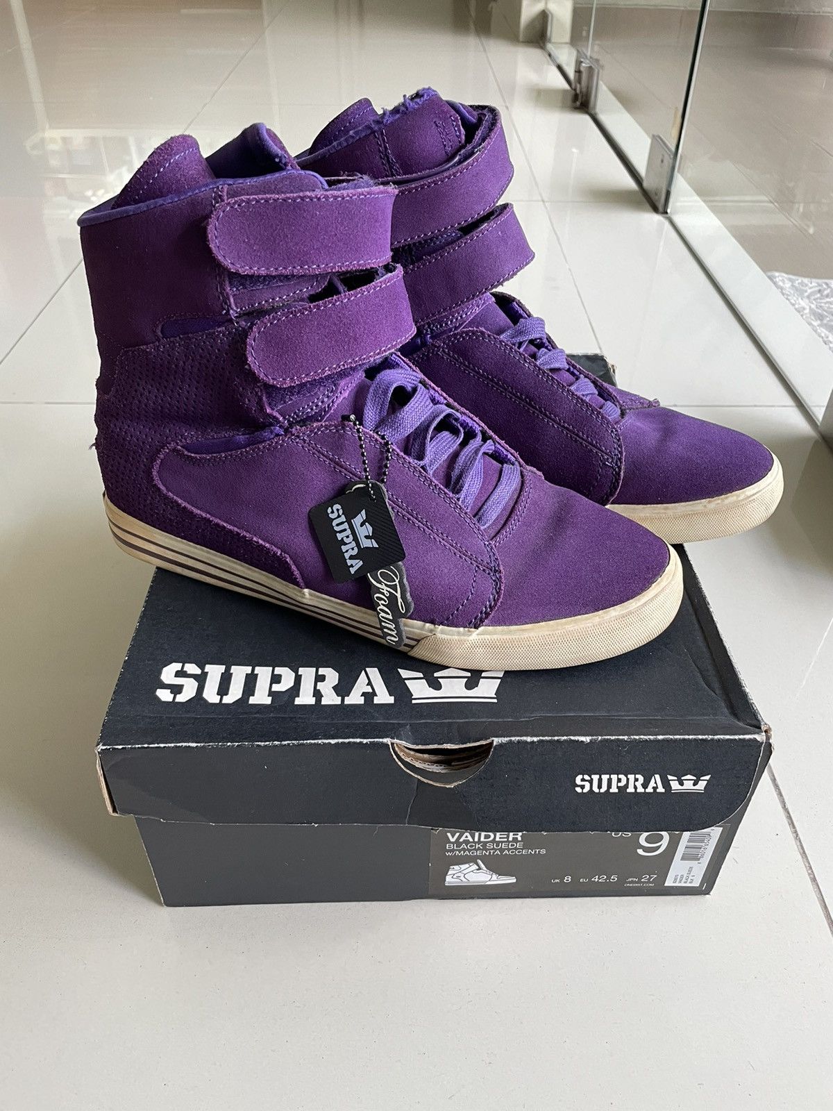 Supra tk society outlet purple size 6