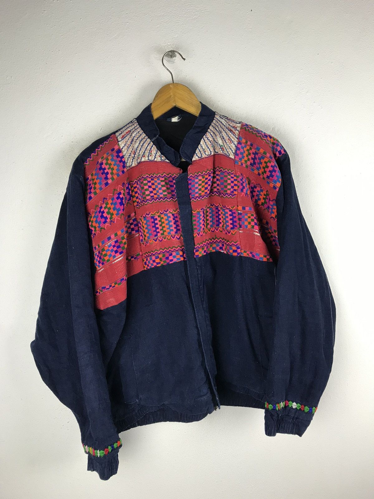 Vintage 🔥SALE🔥CALIEXPO INDIGO STYLE BOMBER JACKET Size US L / EU 52-54 / 3 - 3 Thumbnail