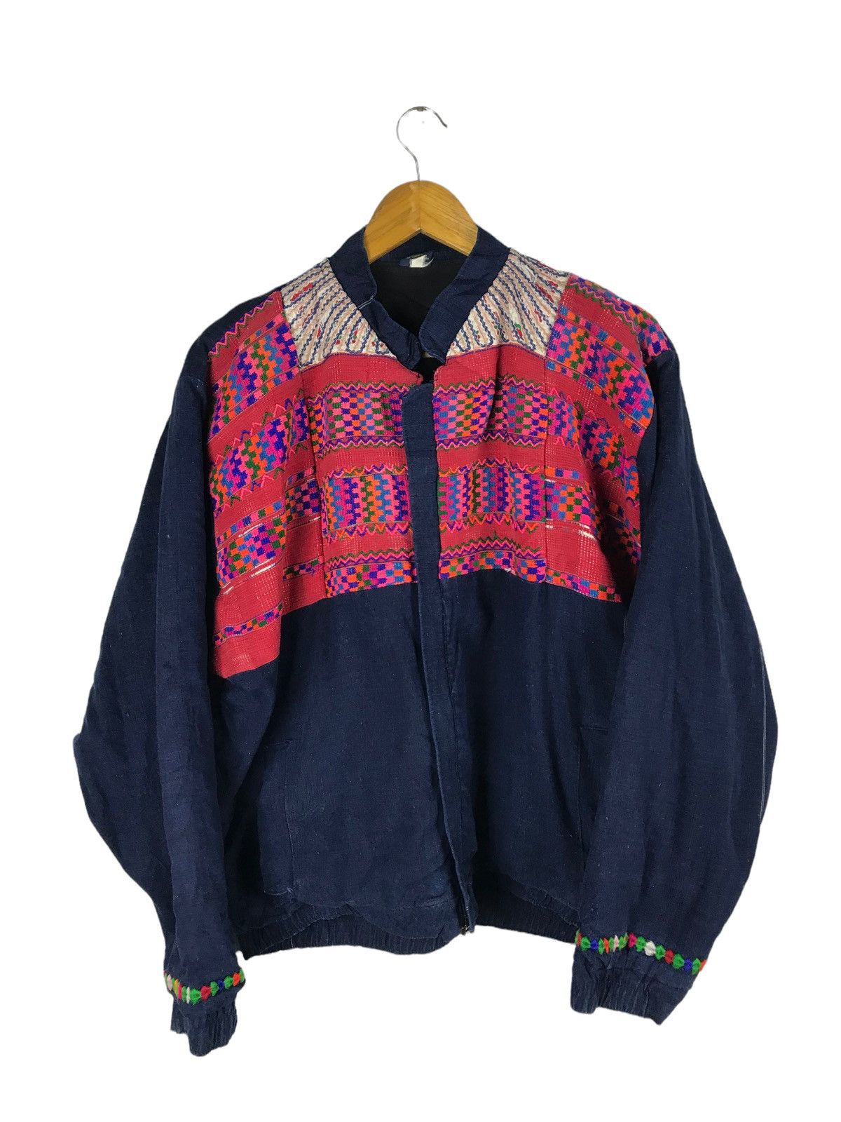 Vintage 🔥SALE🔥CALIEXPO INDIGO STYLE BOMBER JACKET Size US L / EU 52-54 / 3 - 1 Thumbnail