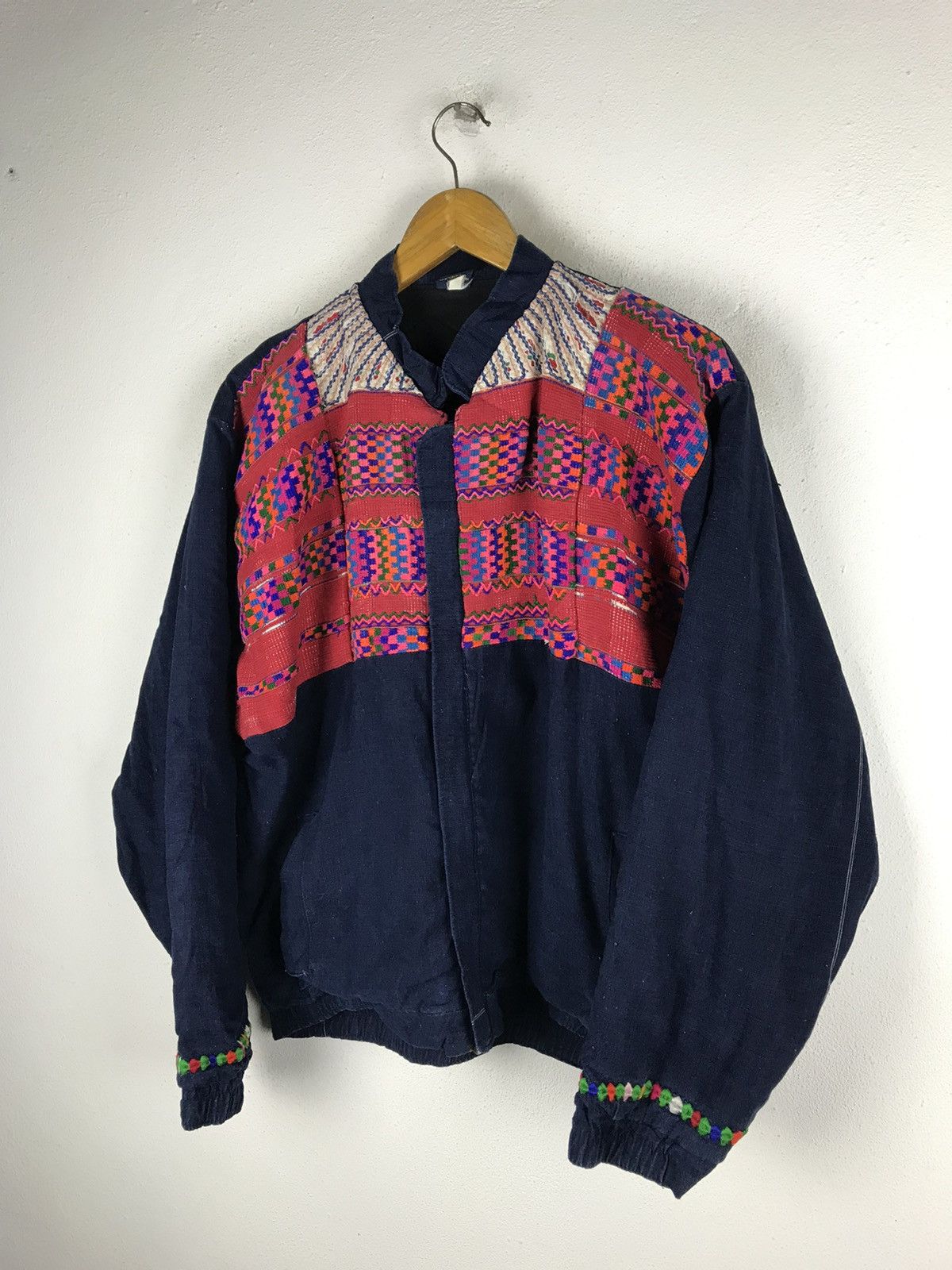 Vintage 🔥SALE🔥CALIEXPO INDIGO STYLE BOMBER JACKET Size US L / EU 52-54 / 3 - 4 Thumbnail