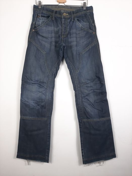 Jack & Jones Jack&Jones Double Knee Kinky Distressed Bondage Denim ...